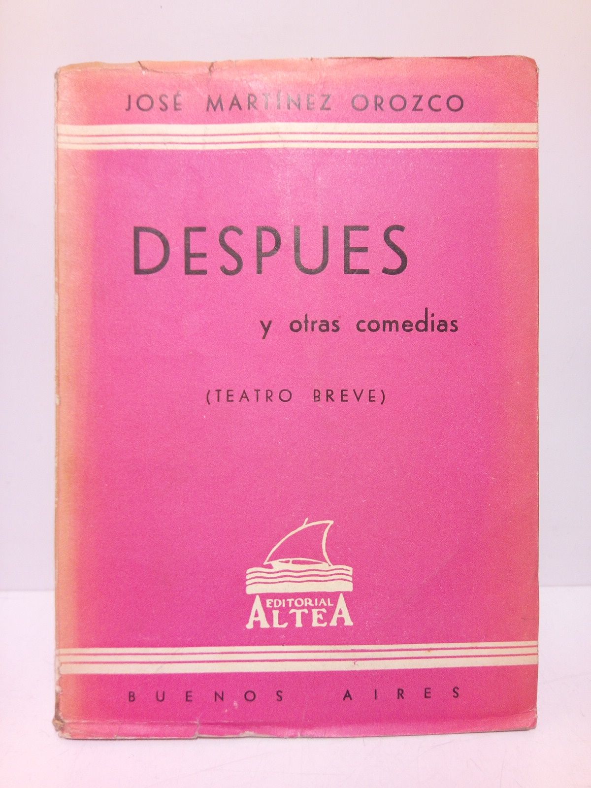 Después y otras Comedias (Teatro breve)