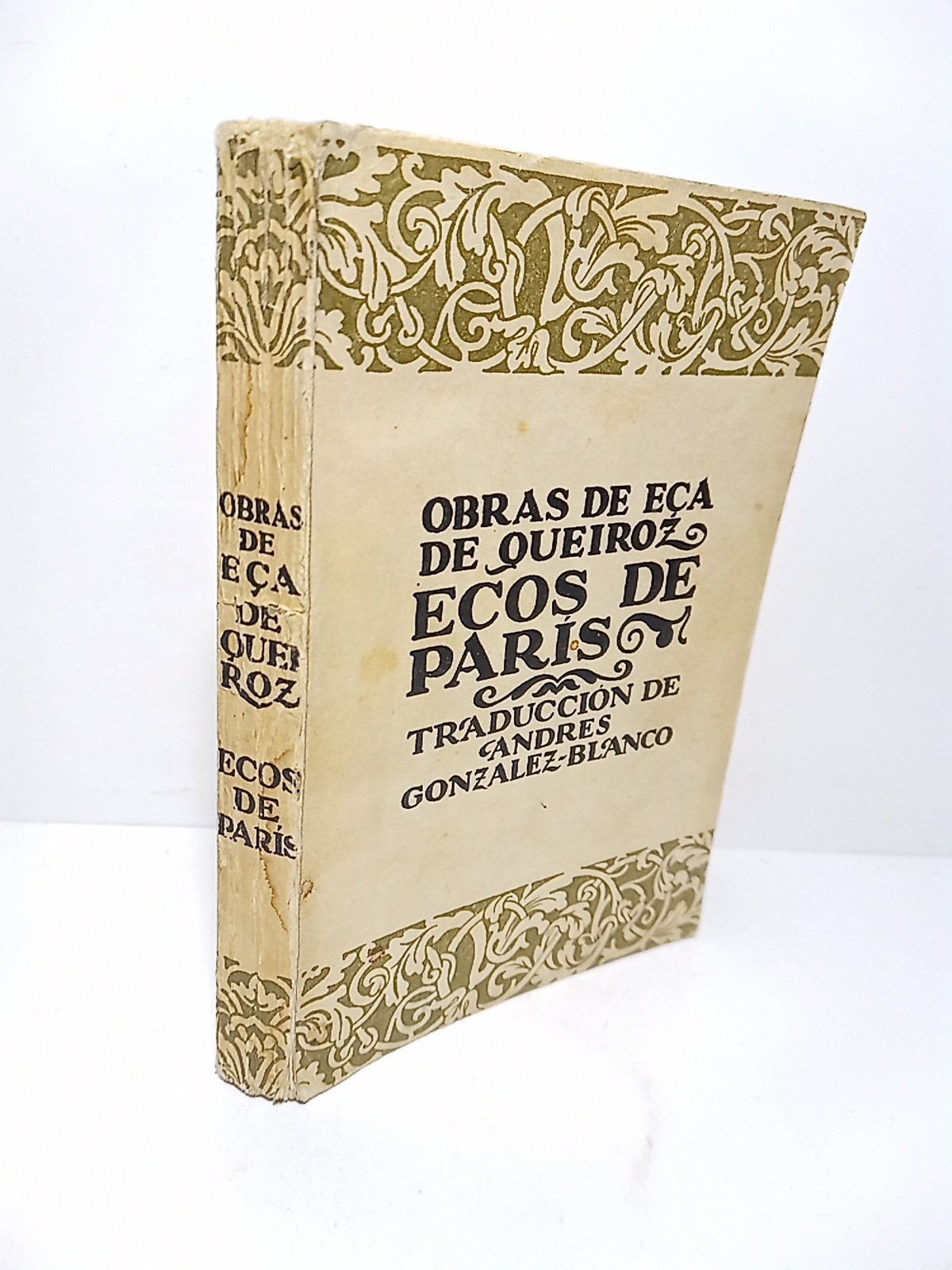 Ecos de París / Traducción de A. Gozález-Blanco