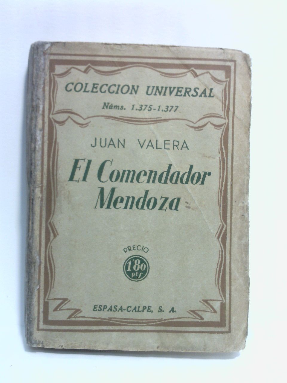 El Comendador Mendoza. (Novela)