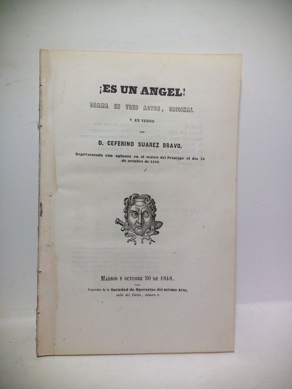 ¡Es un Angel!. (Drama en tres actos, original y en …
