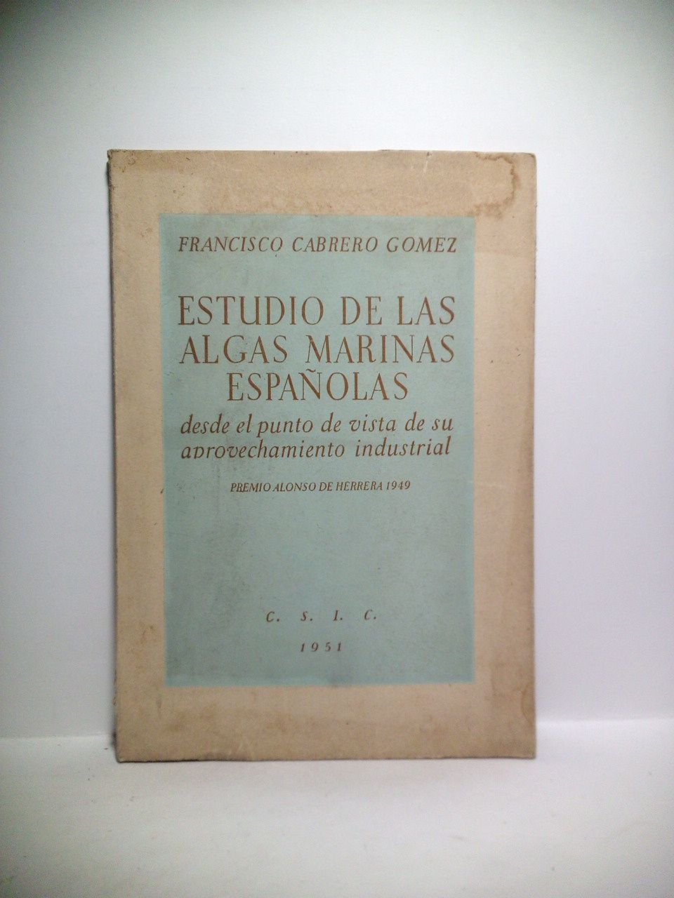 Estudio de las algas marinas españolas desde el punto de …
