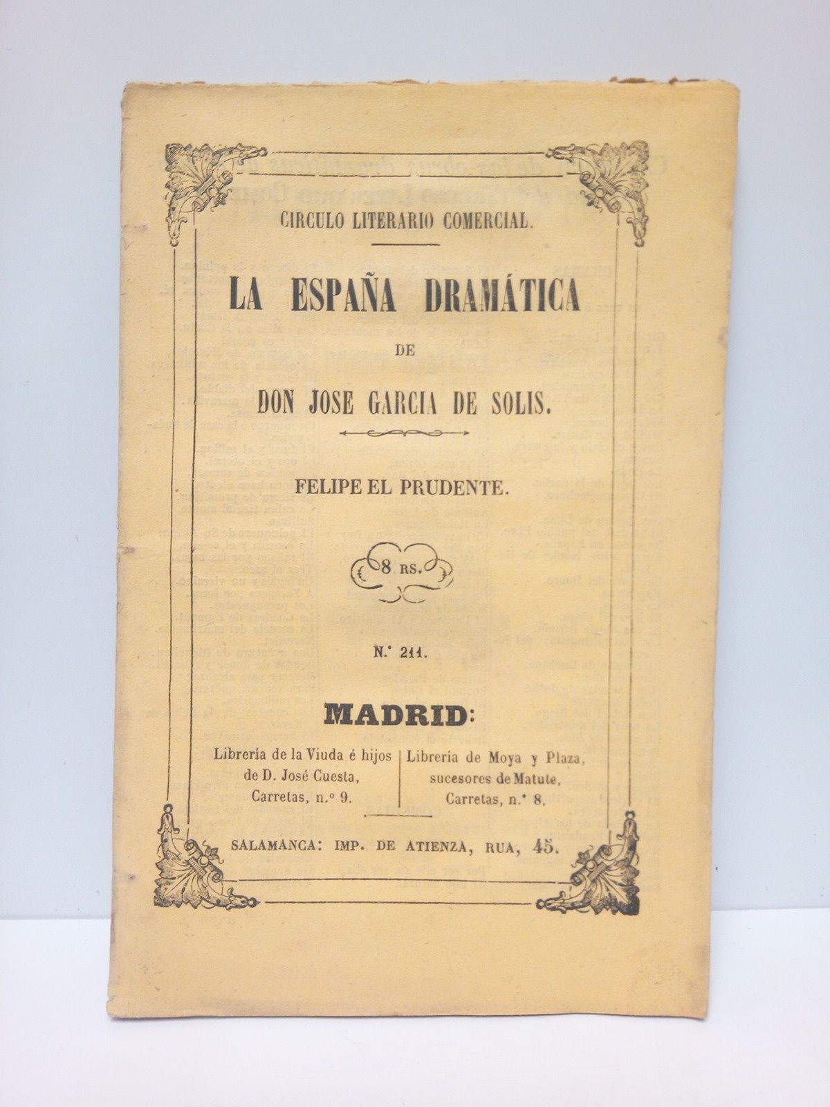Felipe el Prudente. (Drama en cinco actos)