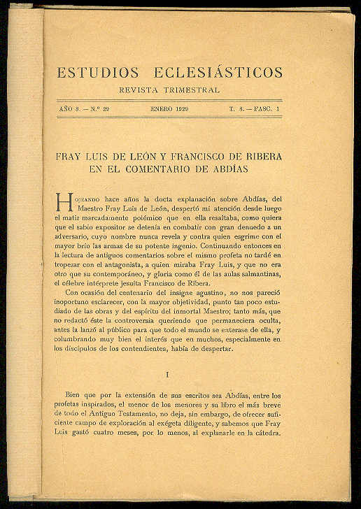 Fray Luis de León y Francisco de Ribera en el …