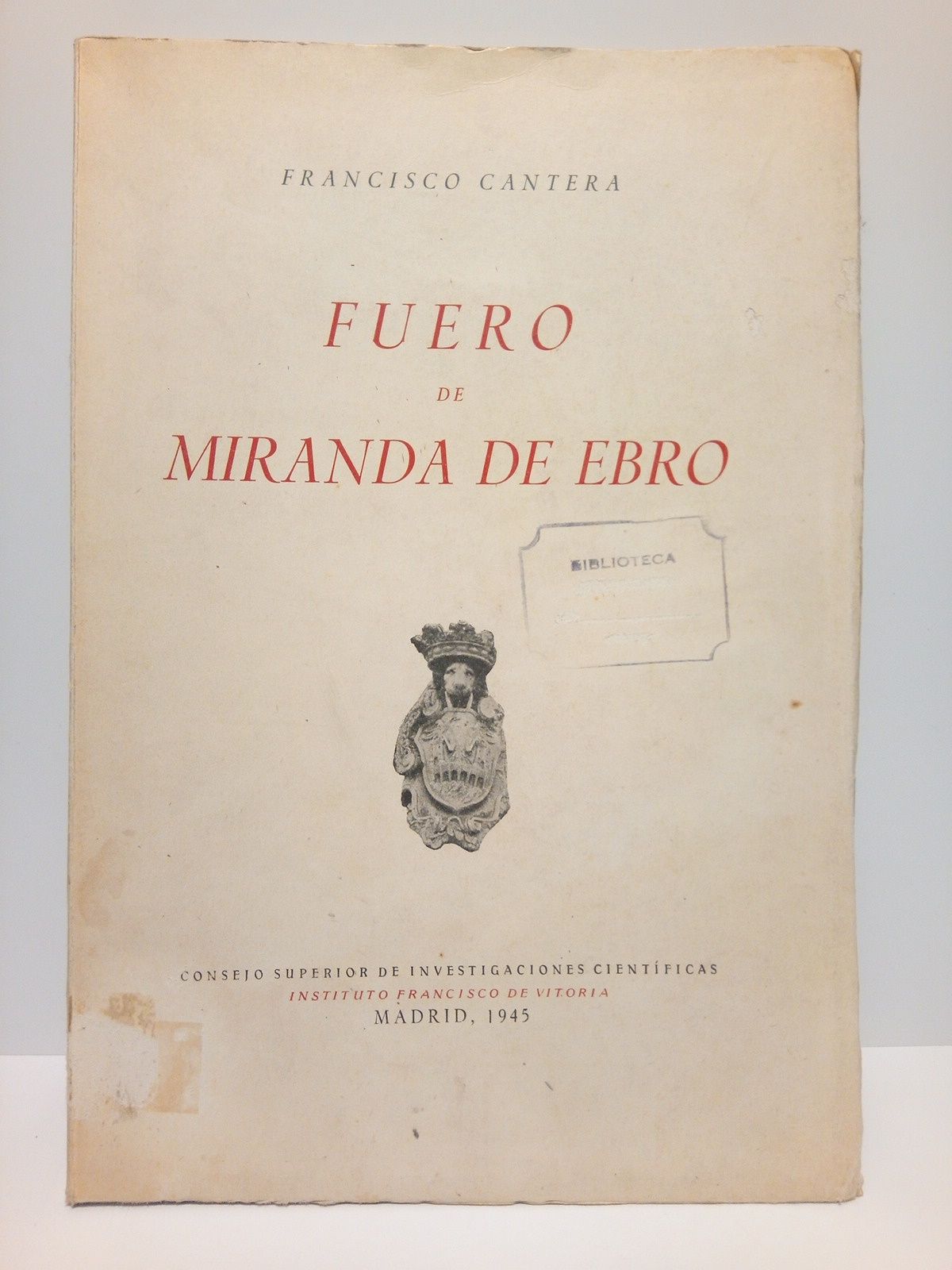 Fuero de Miranda de Ebro. (Edición crítica, versión y estudio)