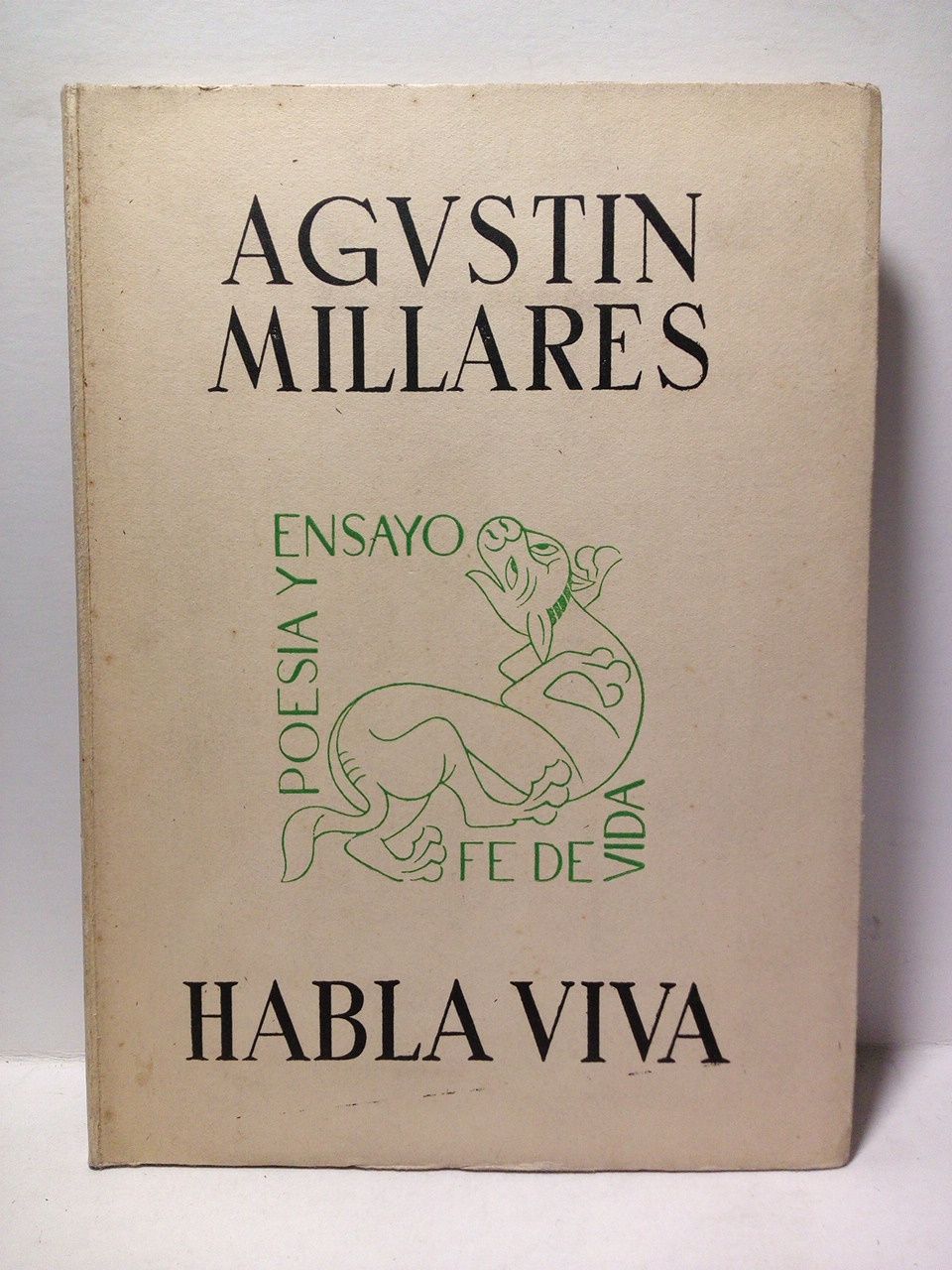 Habla viva. [Poesías]