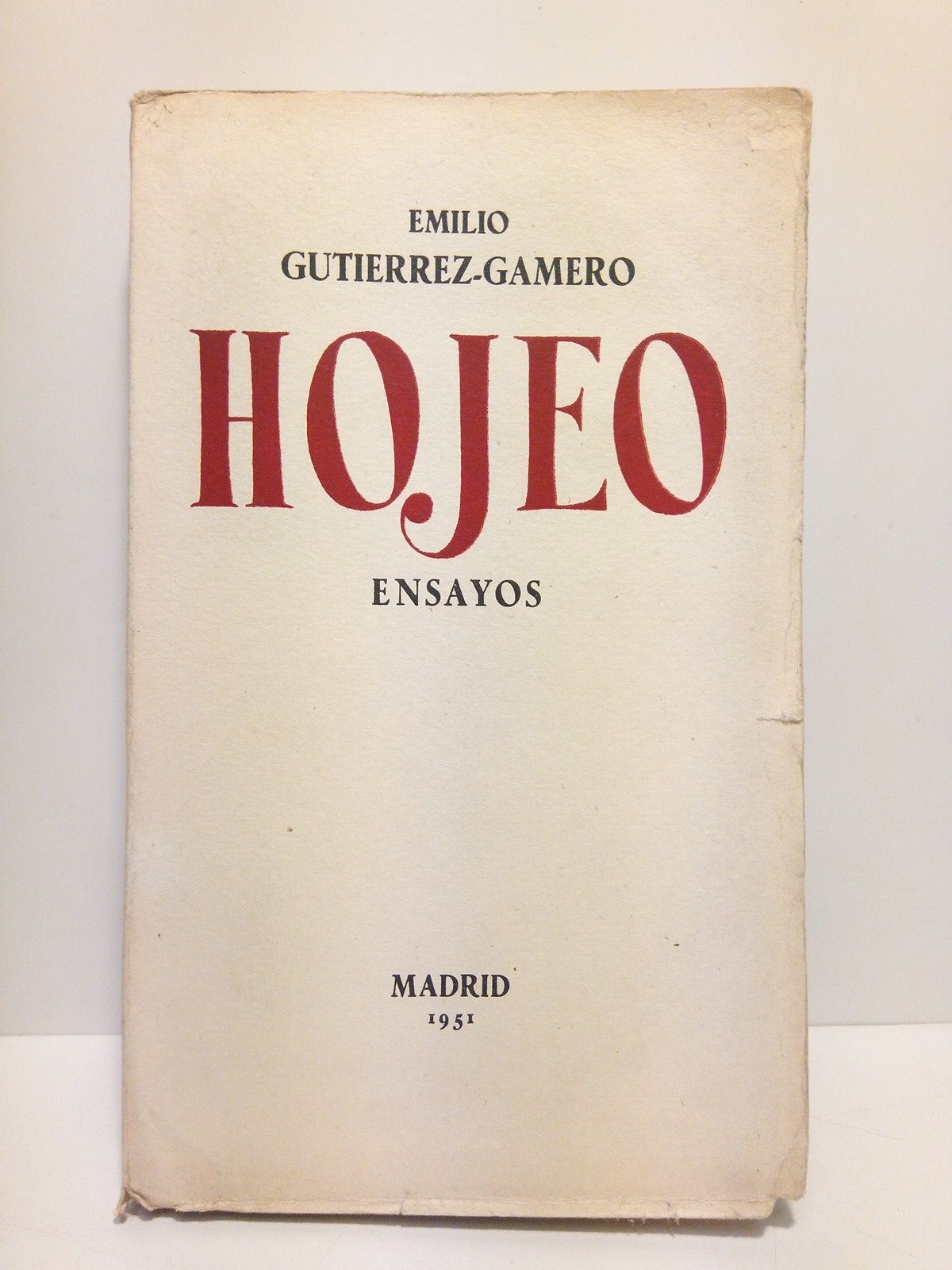 Hojeo (Ensayos)