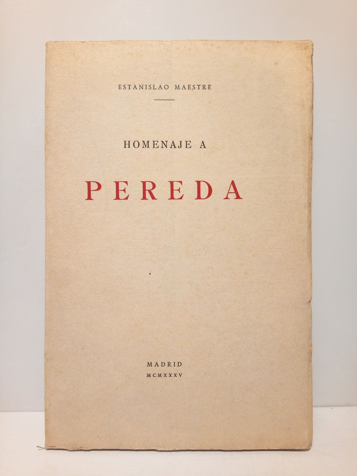 Homenaje a Pereda