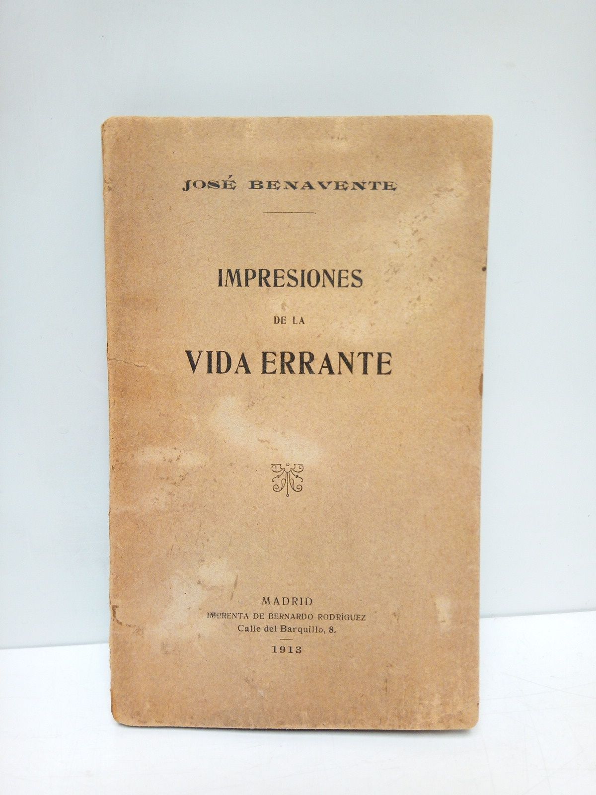 Impresiones de la vida errante / Con una dedicatoria impresa …