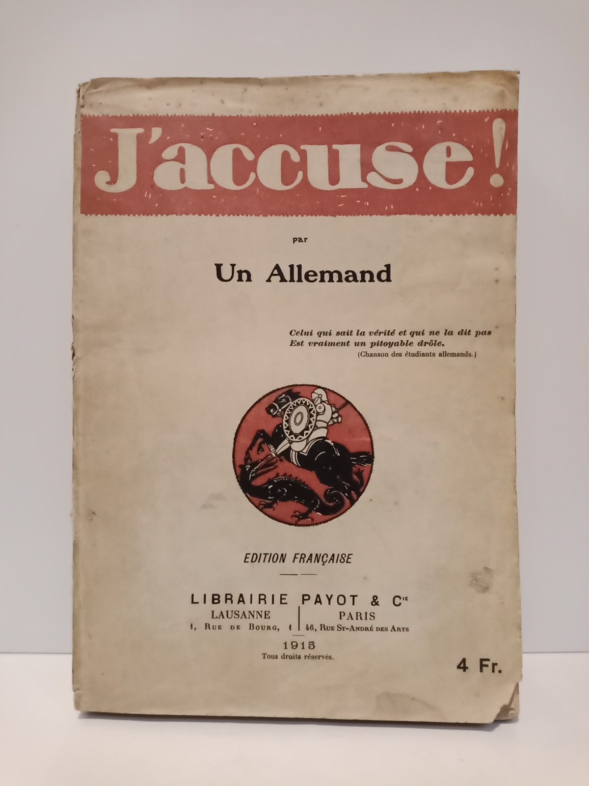 J'accuse!