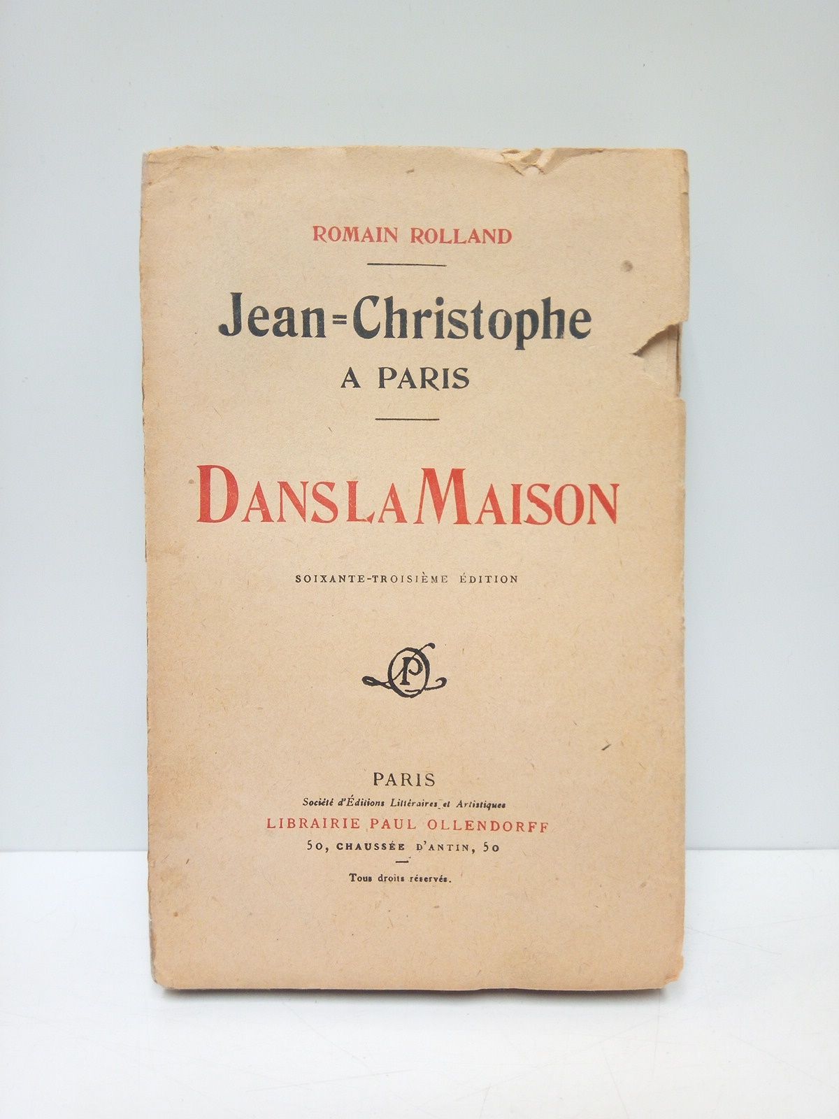 Jean-Christophe à Paris. III: DANS LA MAISON