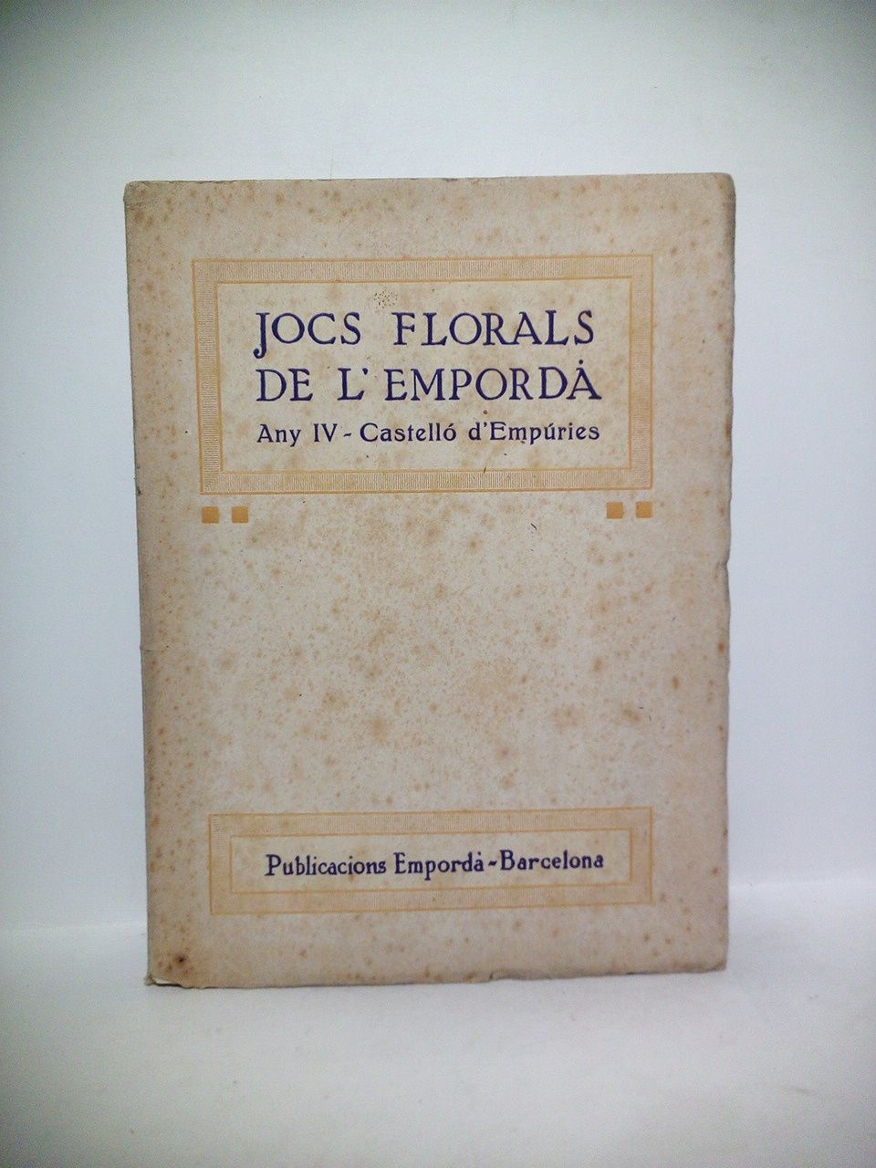 Jocs Florals del Empordà. Any IV - Castelló d'Empúries (1922)