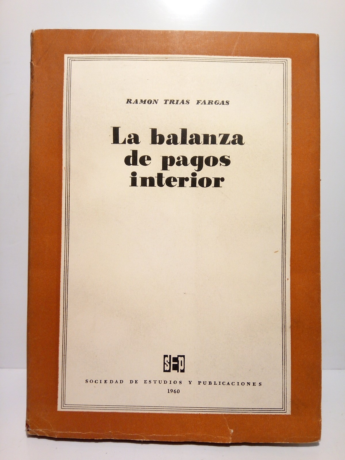 La balanza de pagos interior: Estudio relativo a la provincia …