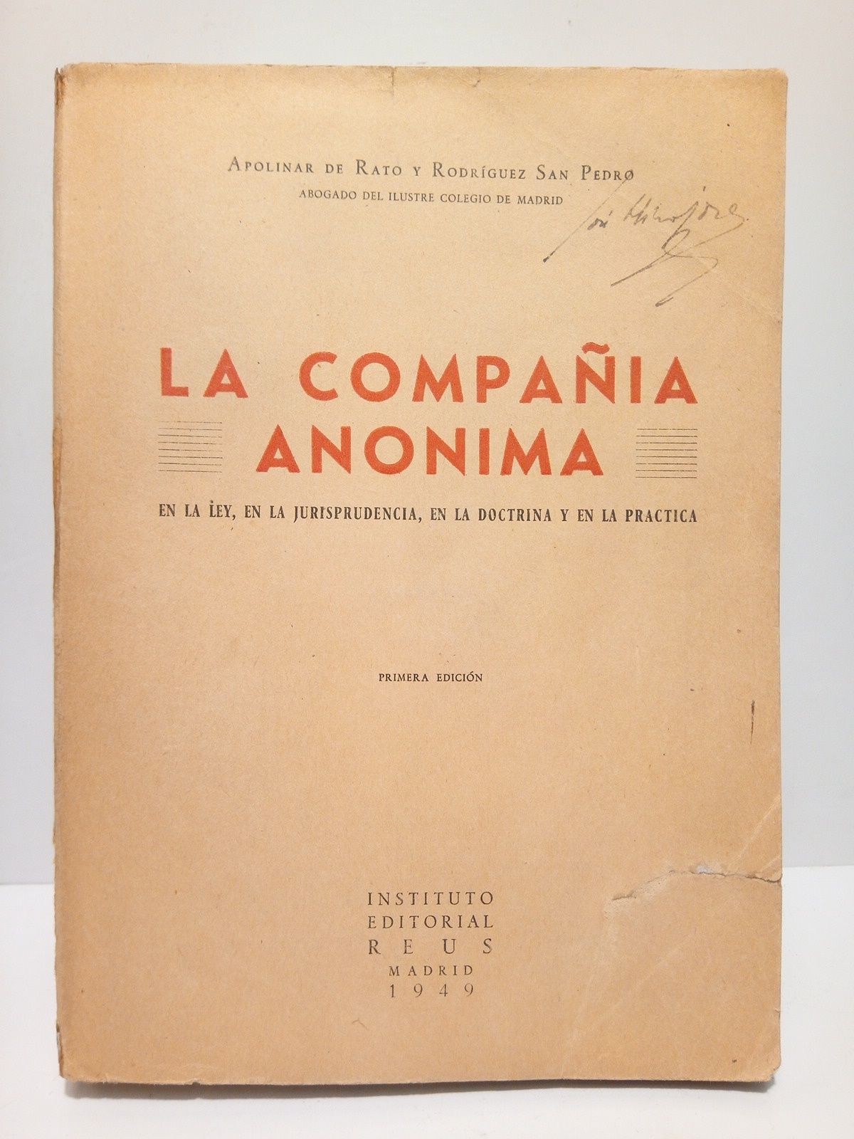 La compañía anónima en la Ley, en la jurisprudencia, en …