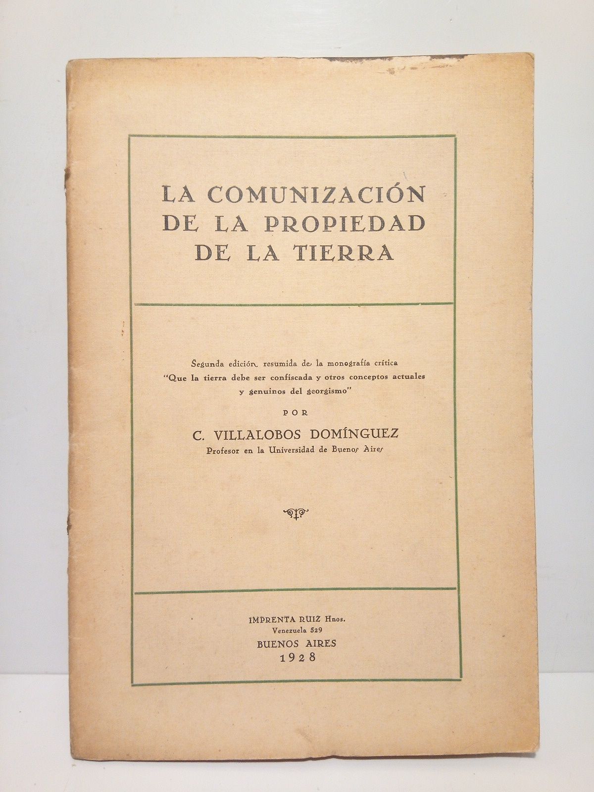 La comunización de la propiedad de la tierra / Segunda …