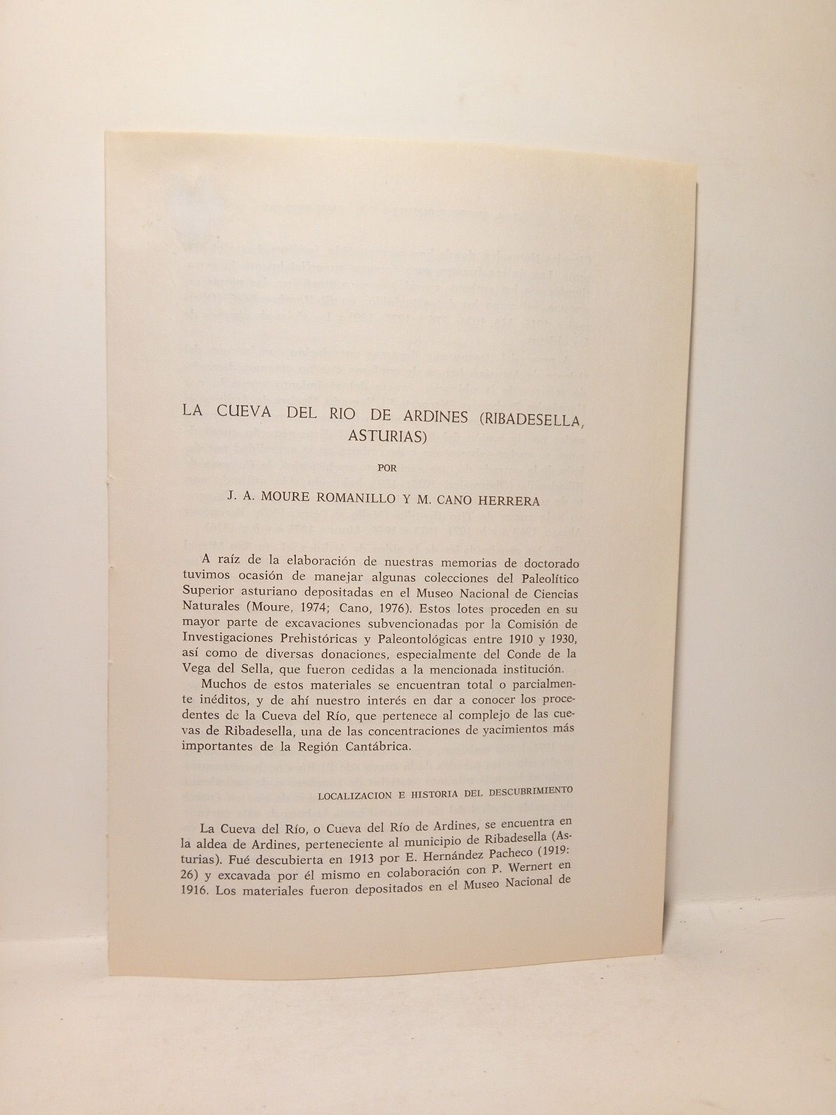 La Cueva del Rio de Ardines (Ribadesella, Asturias)