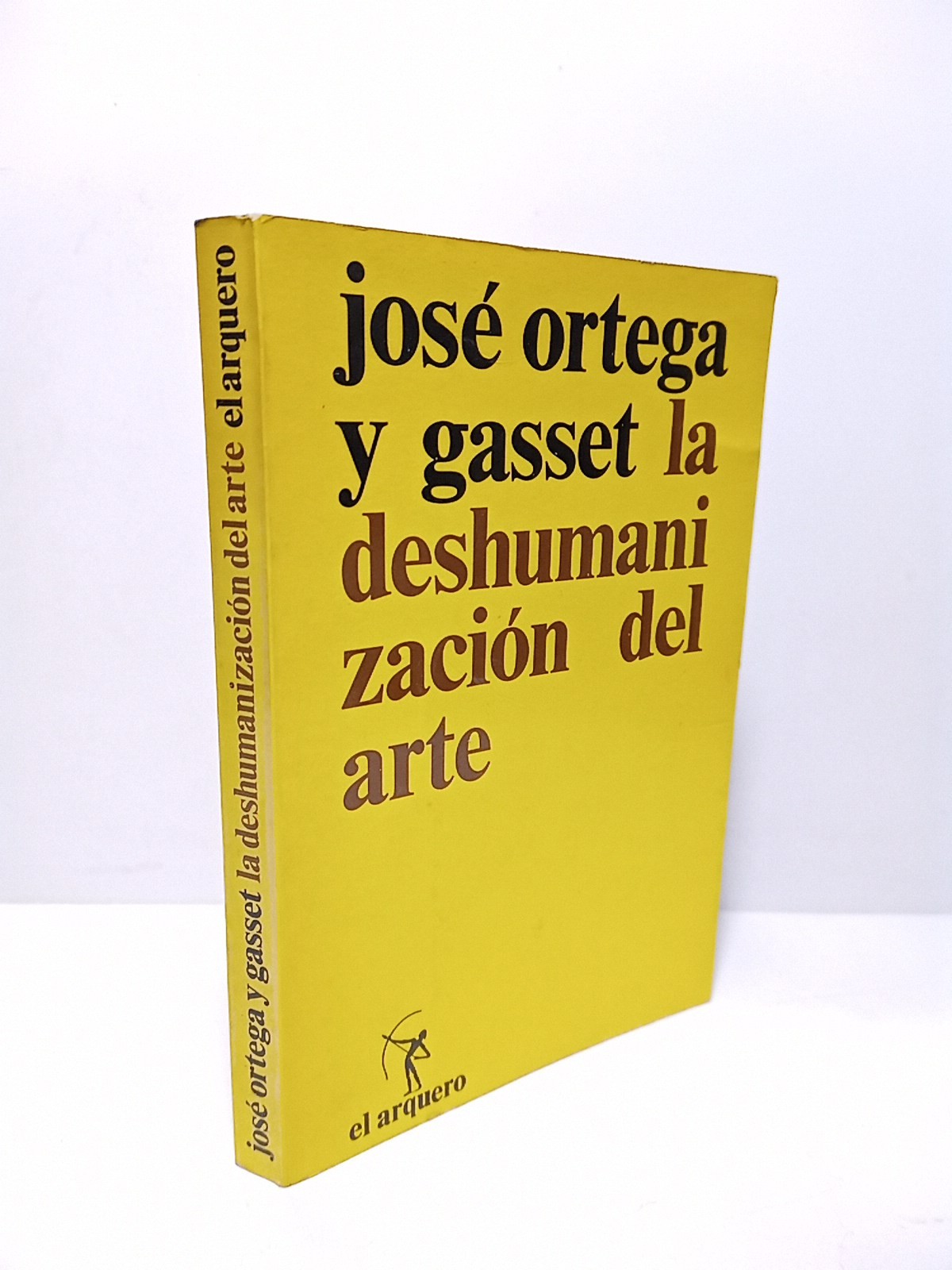 La deshumanización del arte y otros ensayos estéticos