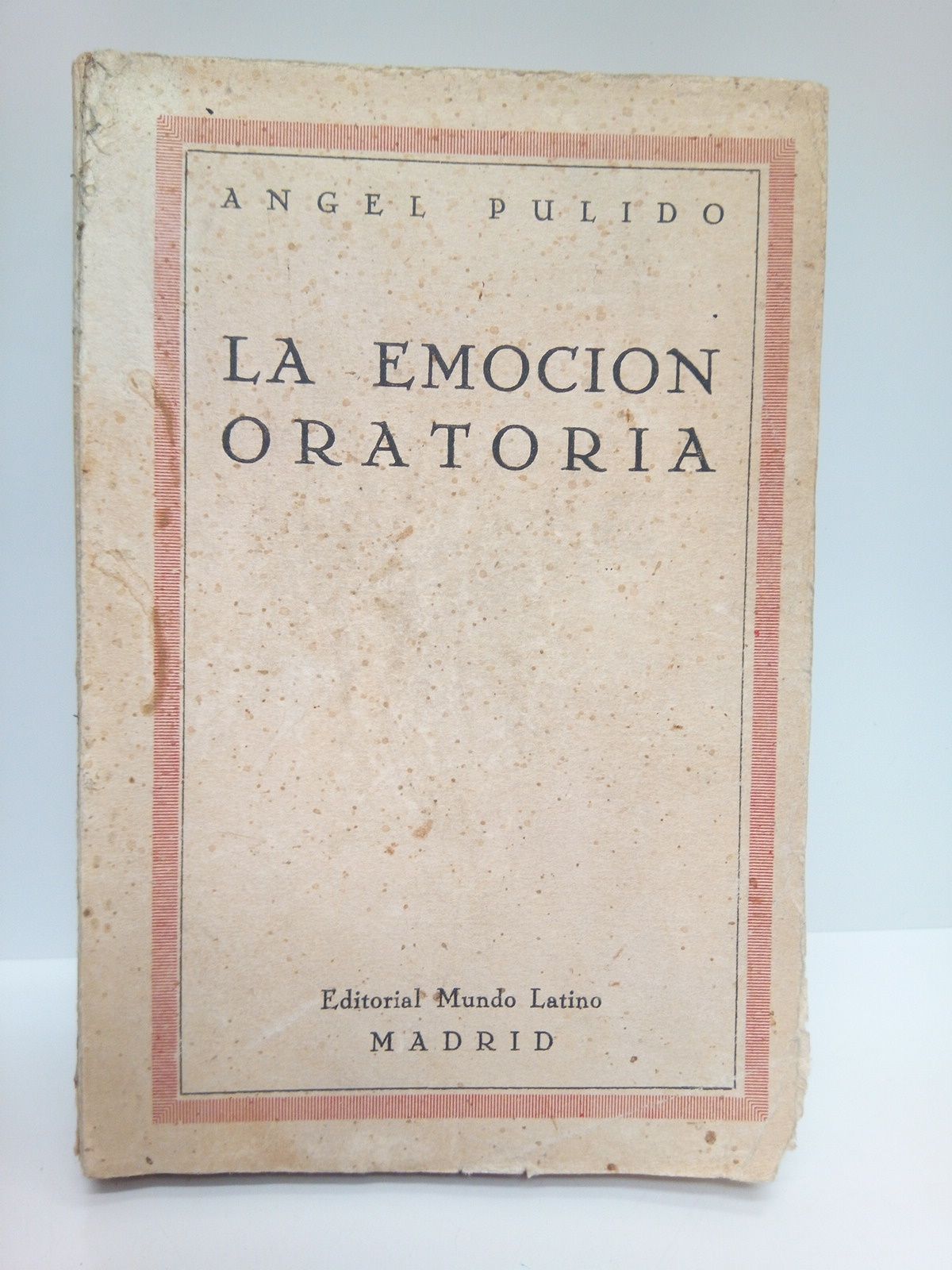 La emoción oratoria