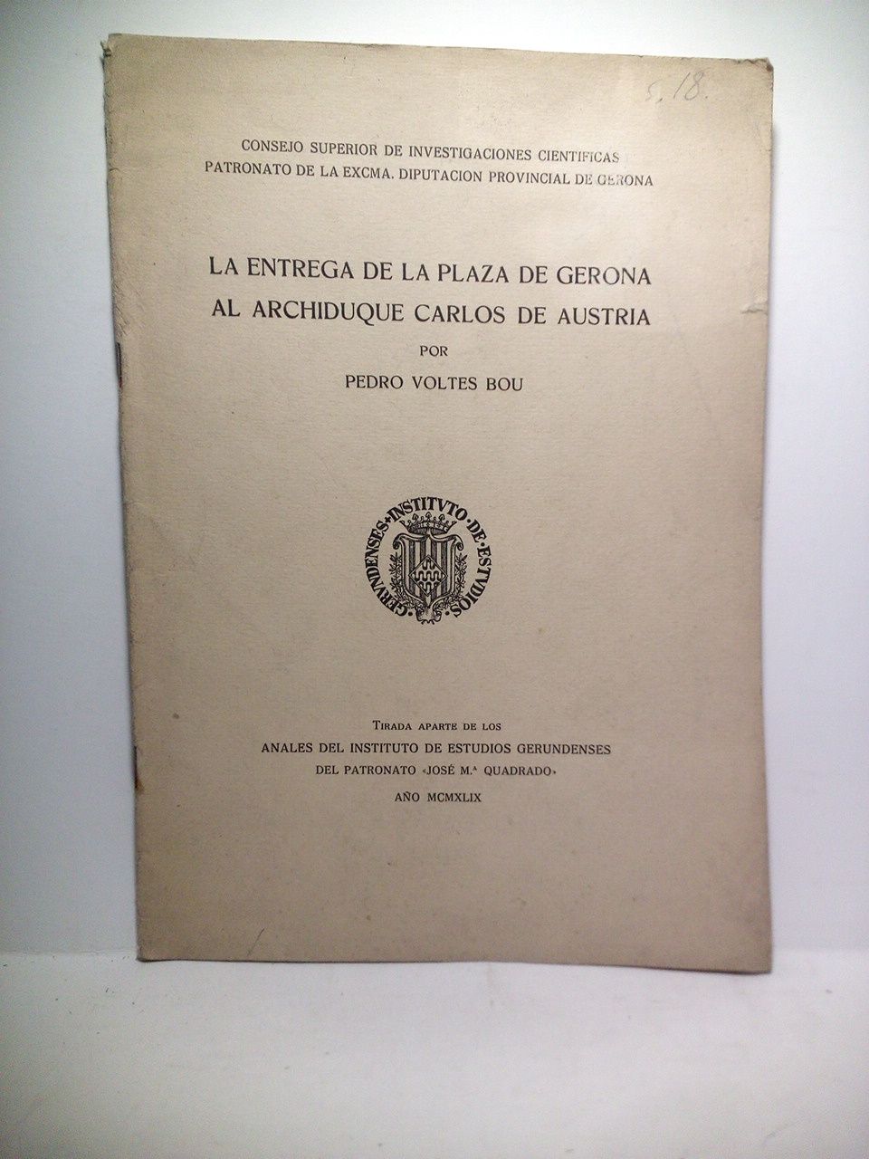 La entrega de la Plaza de Gerona al Archiduque Carlos …
