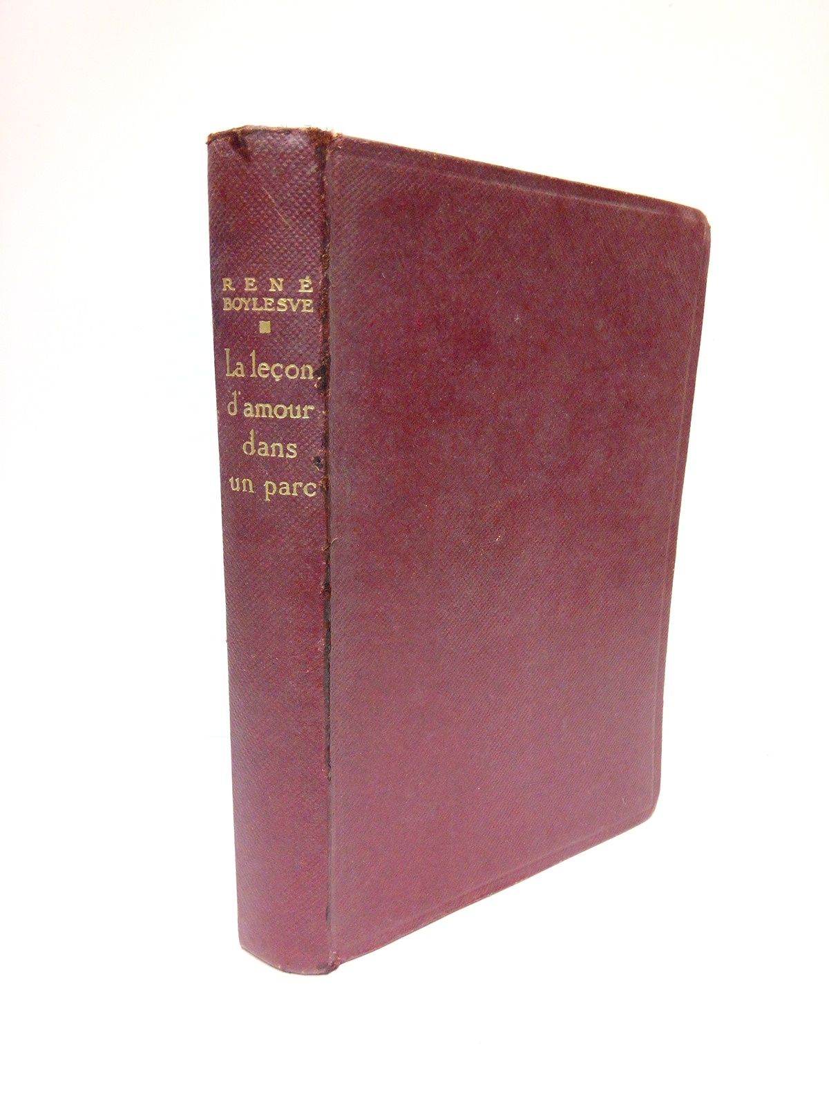 La leçon d'amour dans un parc