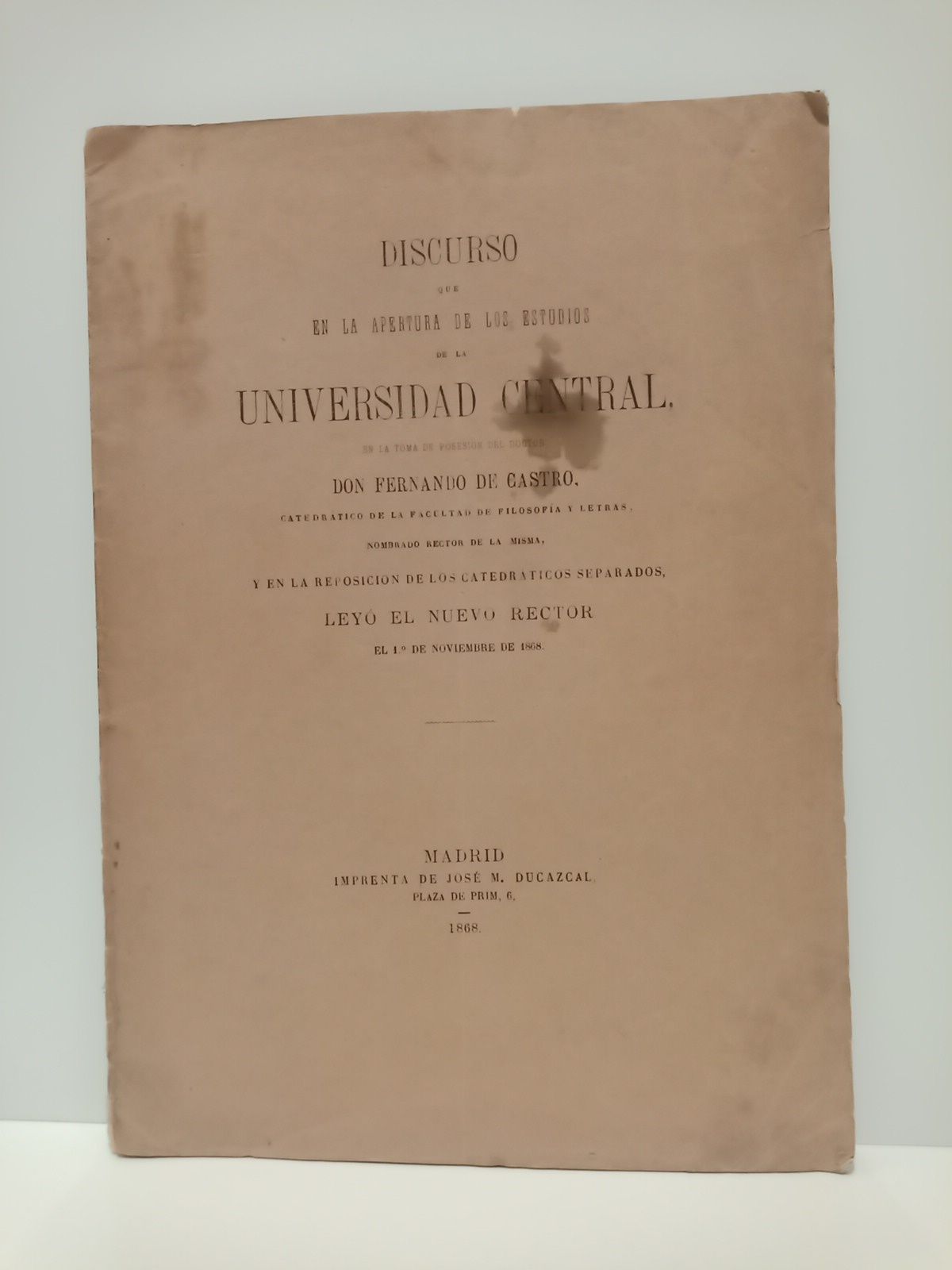 La Libertad de la Ciencia [y] la Independencia de su …