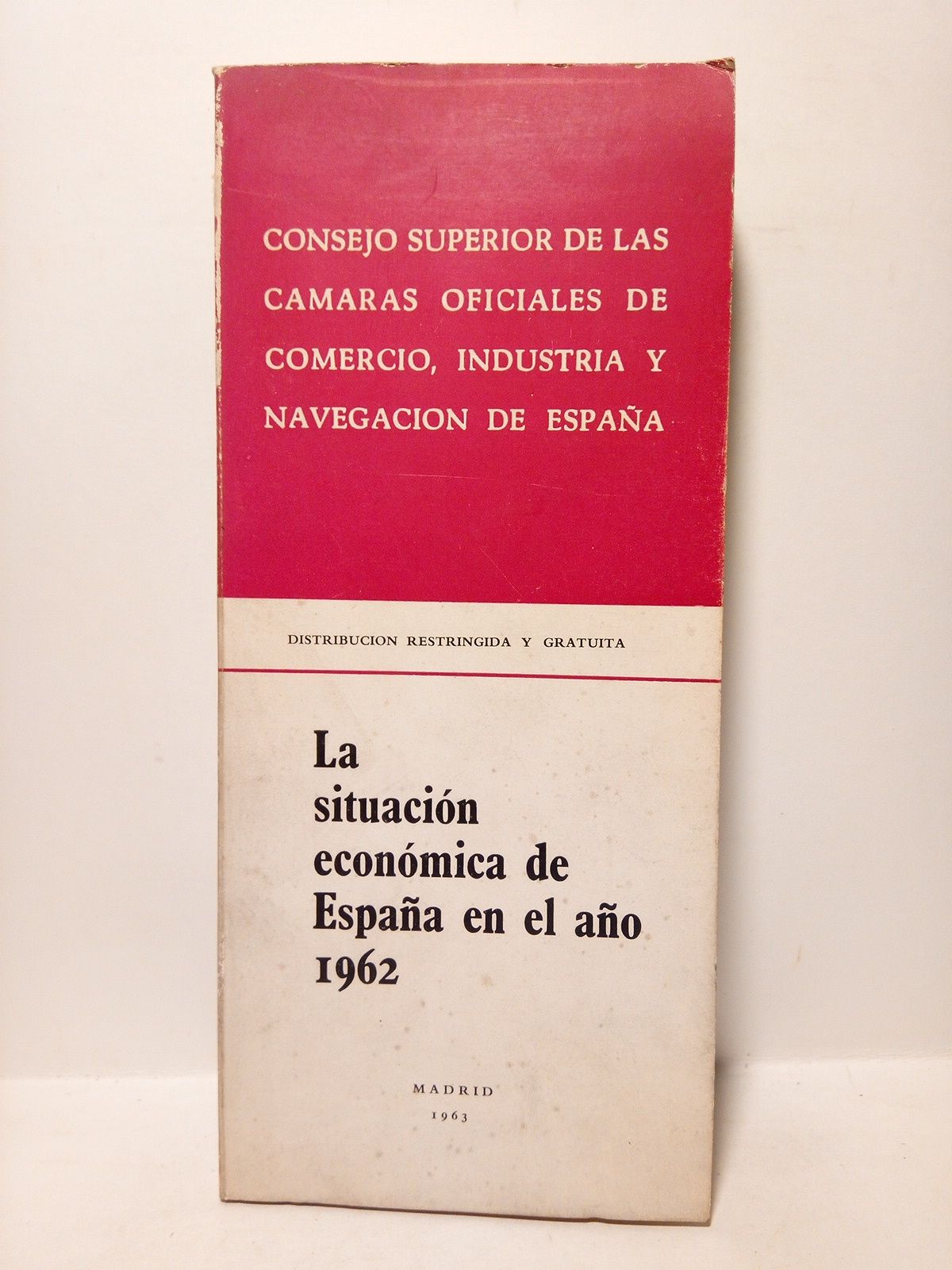 La situación económica de España en el año 1962