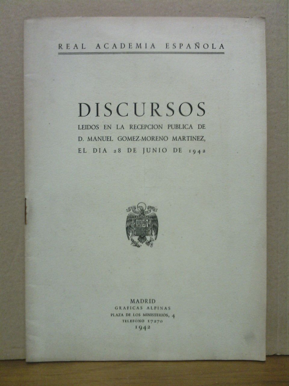 Las lenguas hispánicas. (Disurso de ingreso en la R. Academia …