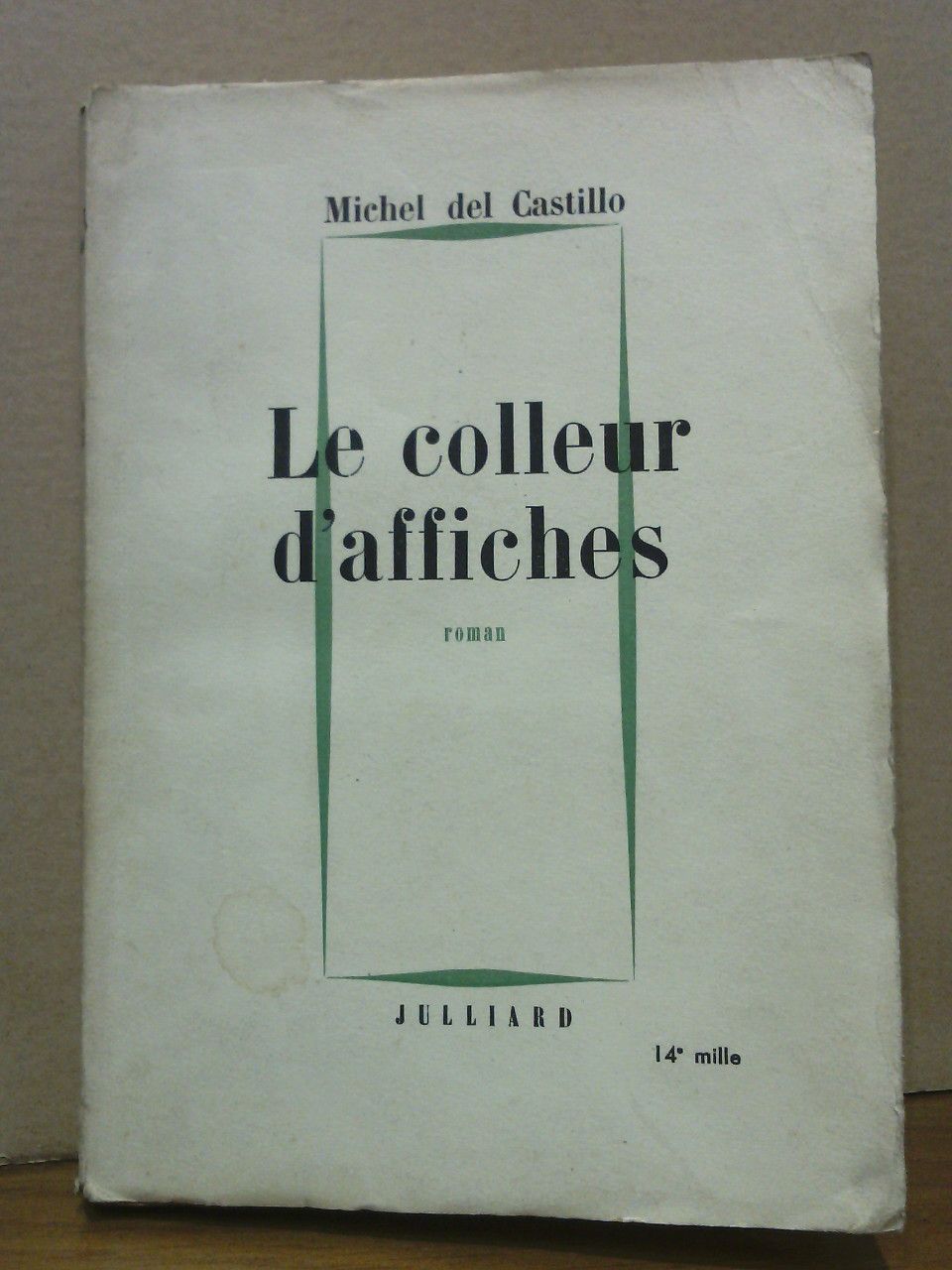 Le colleur d'affiches (roman)