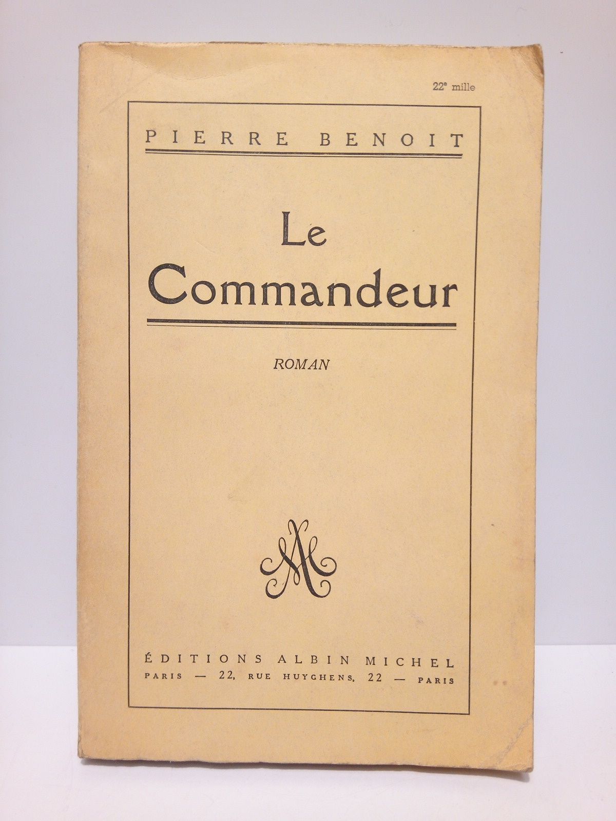 Le Commandeur. (Román)