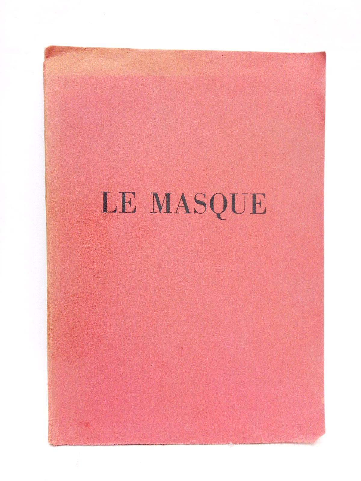 Le Masque. (Décembre 1959 - Mai 1960. Musée Guimet Paris)
