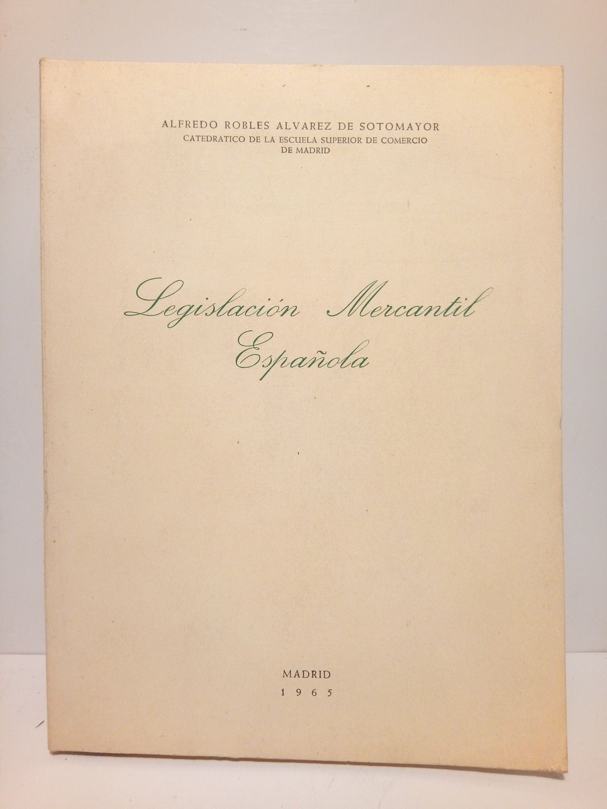 Legislación Mercantil Española