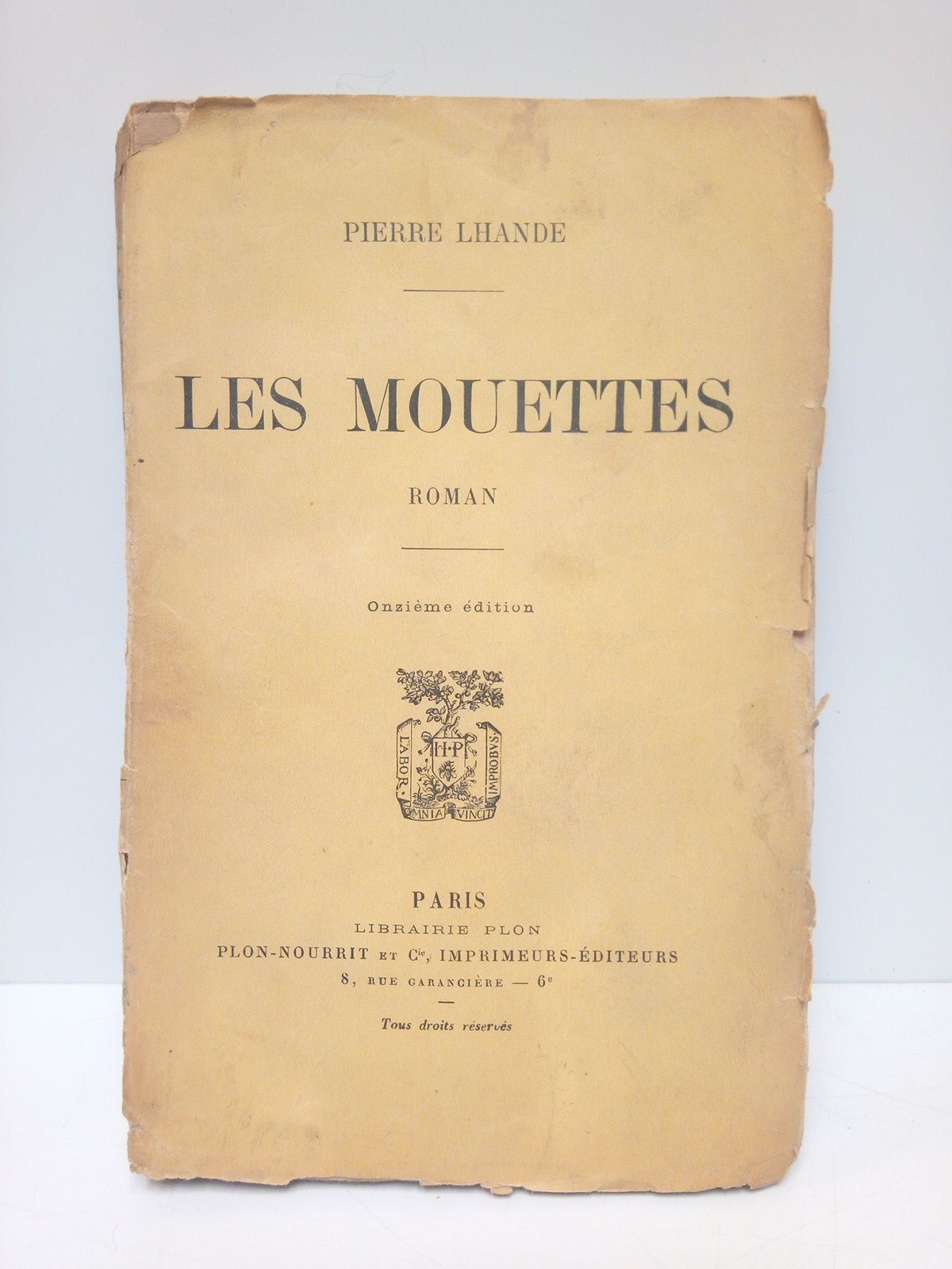 Les Mouettes. (Roman)