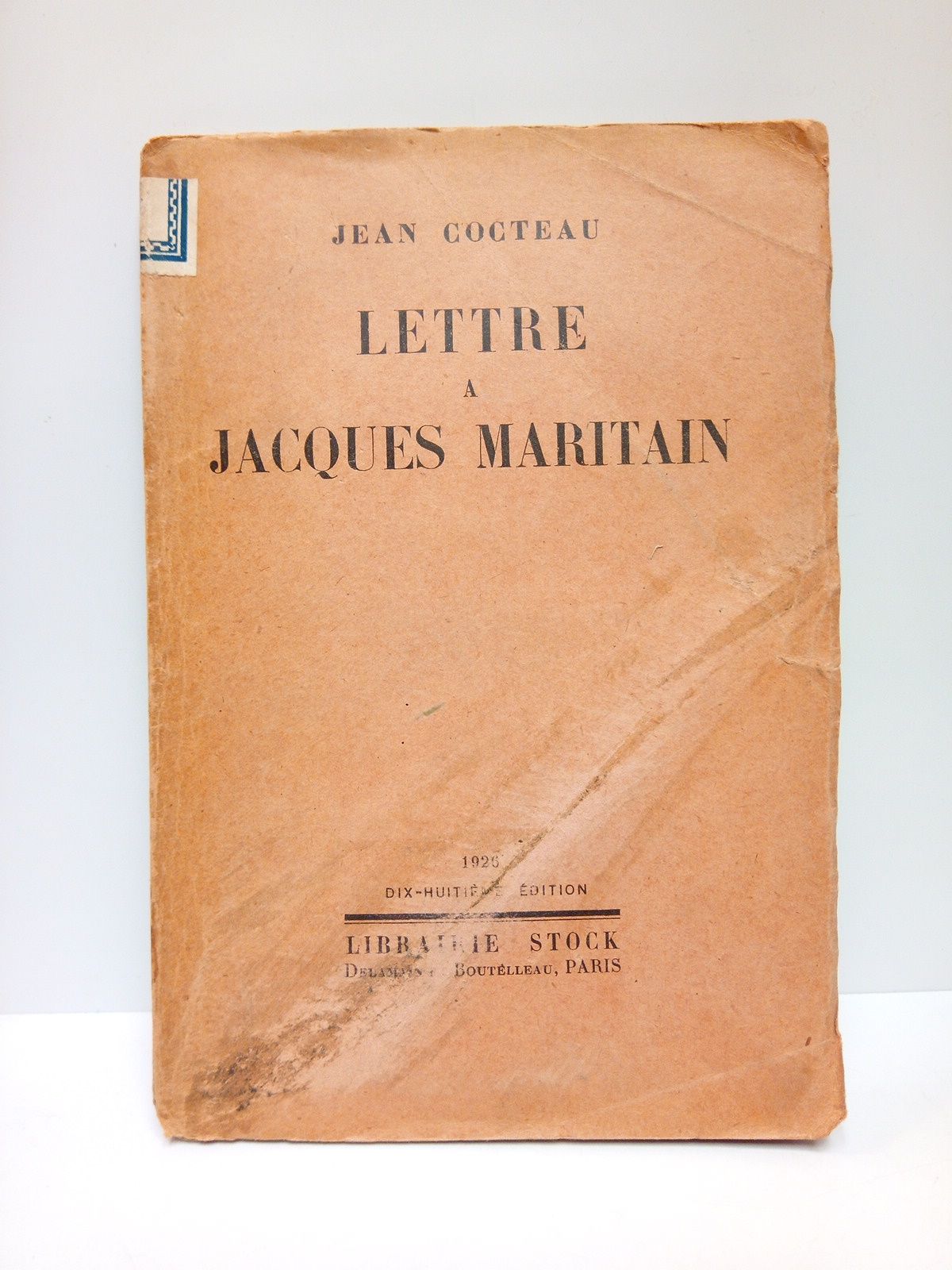 Lettre a Jacques Maritain