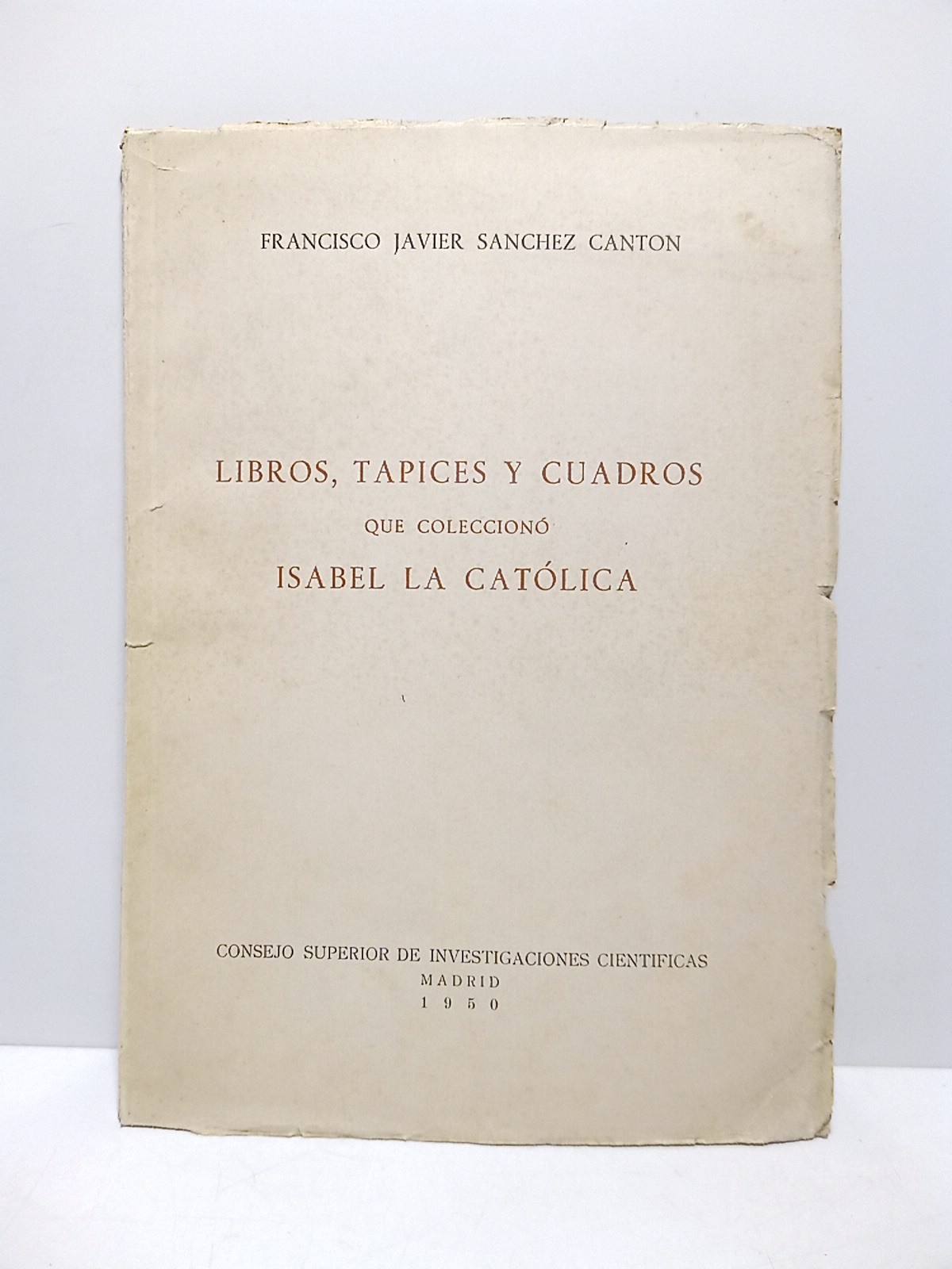 Libros, tapices y cuadros que coleccionó ISABEL LA CATOLICA. (Discurso …