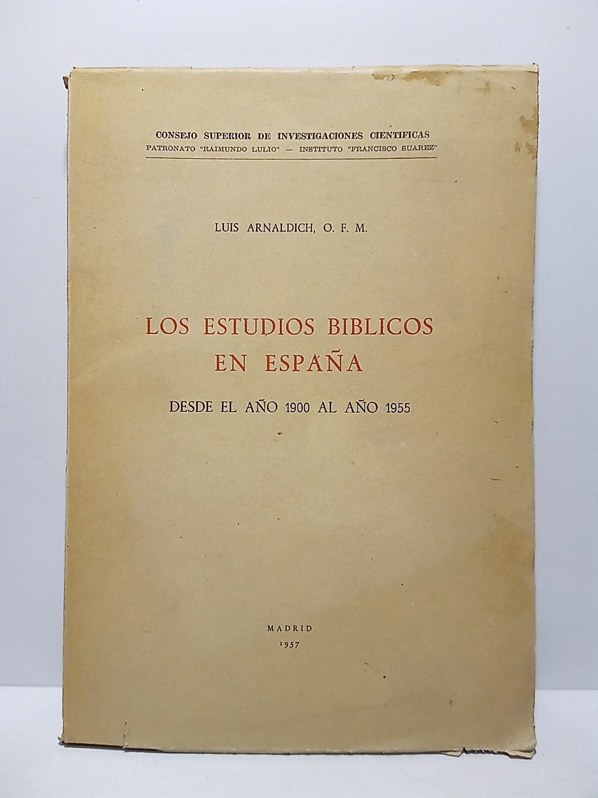 Los estudios bíblicos en España: Desde el año 1900 al …