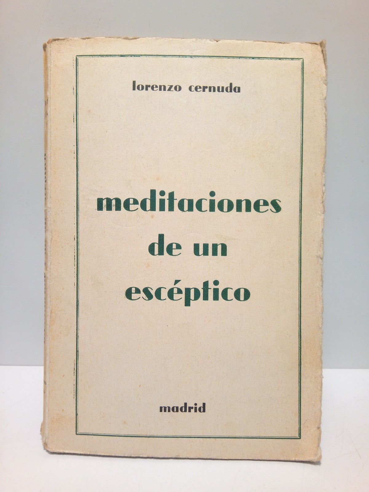 Meditaciones de un escéptico [Poesías]