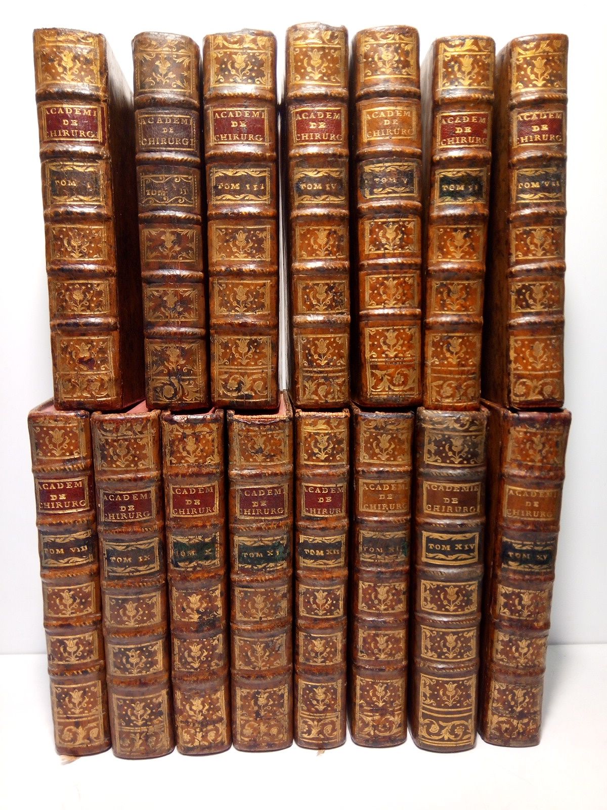 Mémoires de l'Académie Royale de Chirurgie. [COMPLETO EN 15 VOLS.]