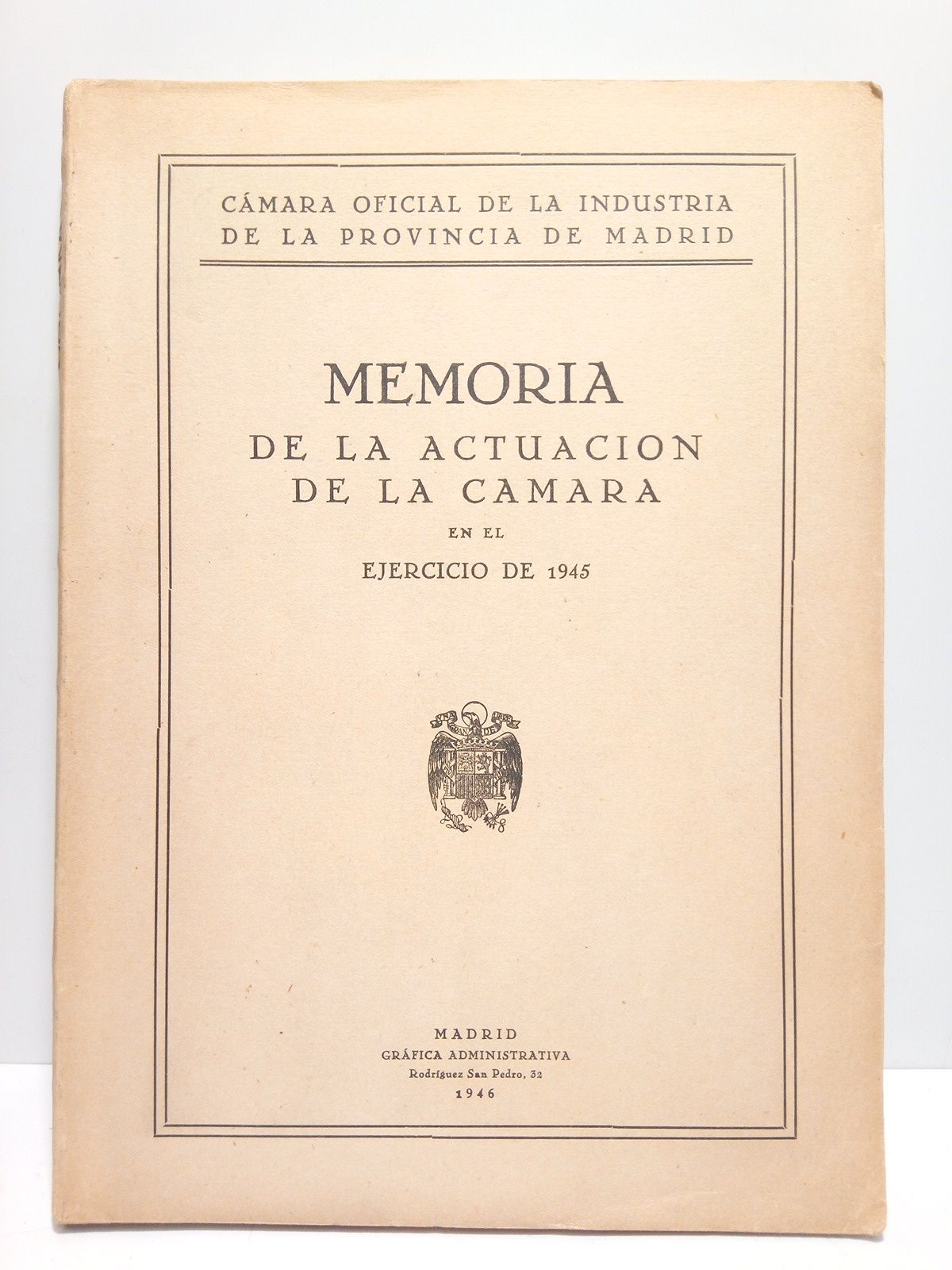 Memoria de la actuación de la Cámara en el ejercicio …