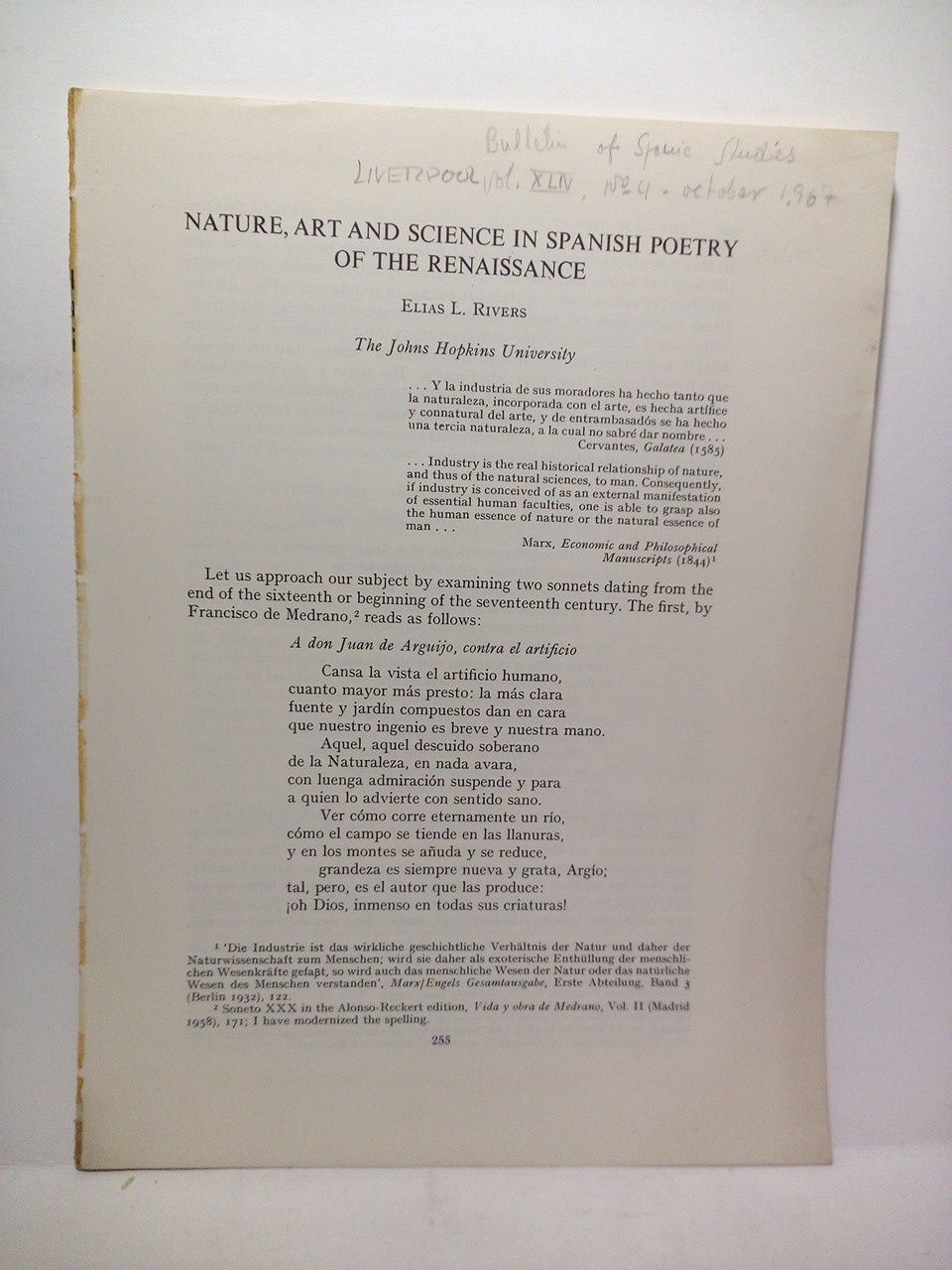 Nature, art and science in Spnish poetry of the renaissance …