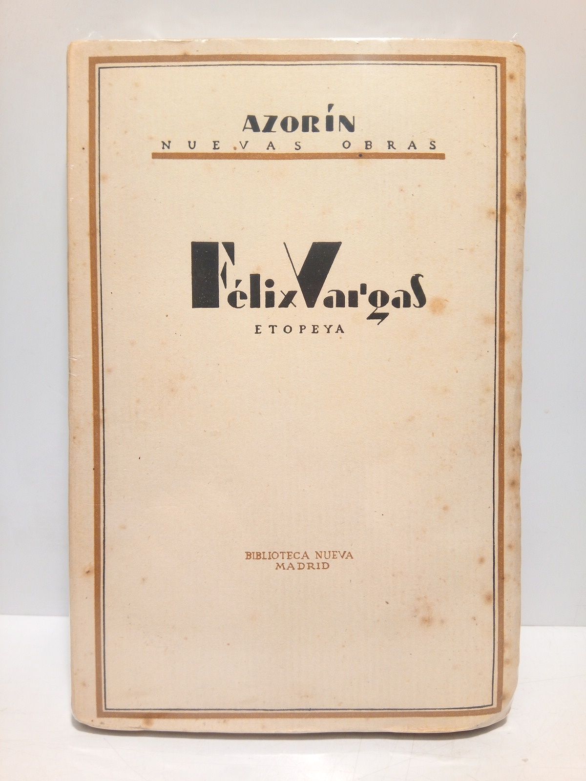 Nuevas Obras: FELIX VARGAS (Etopeya)