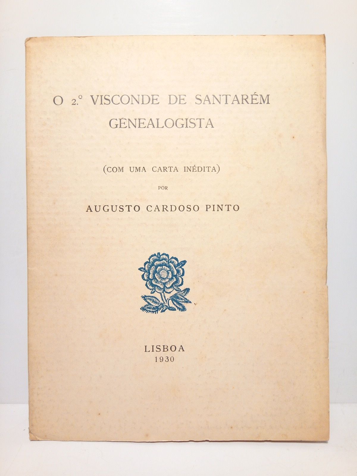 O 2.º Visconde de Santarem, genealogista (Com una carta inédita)