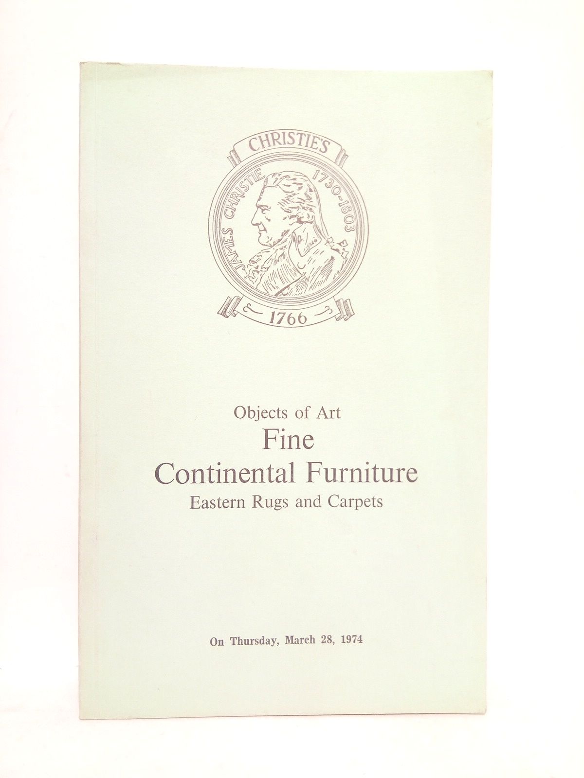 Objects of Art. Fine continental furniture. Eastern rugs and carpets. …
