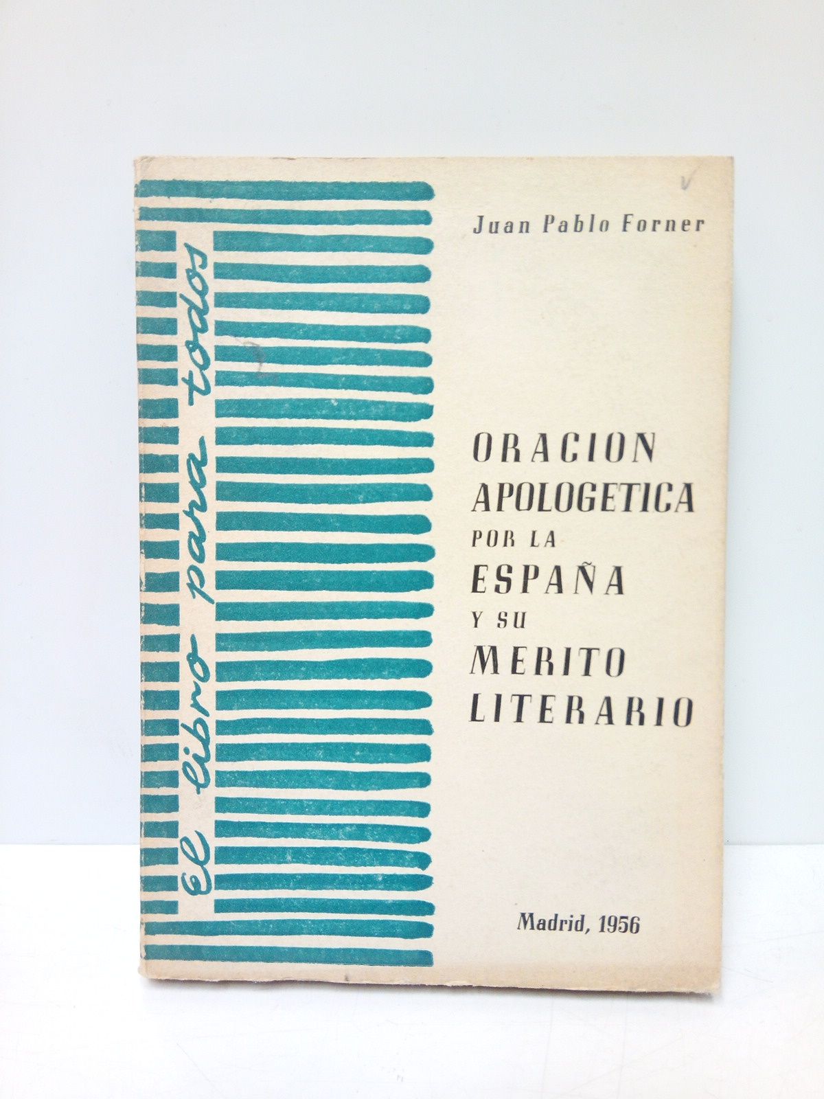 Oración apologética por la España y su mérito literario