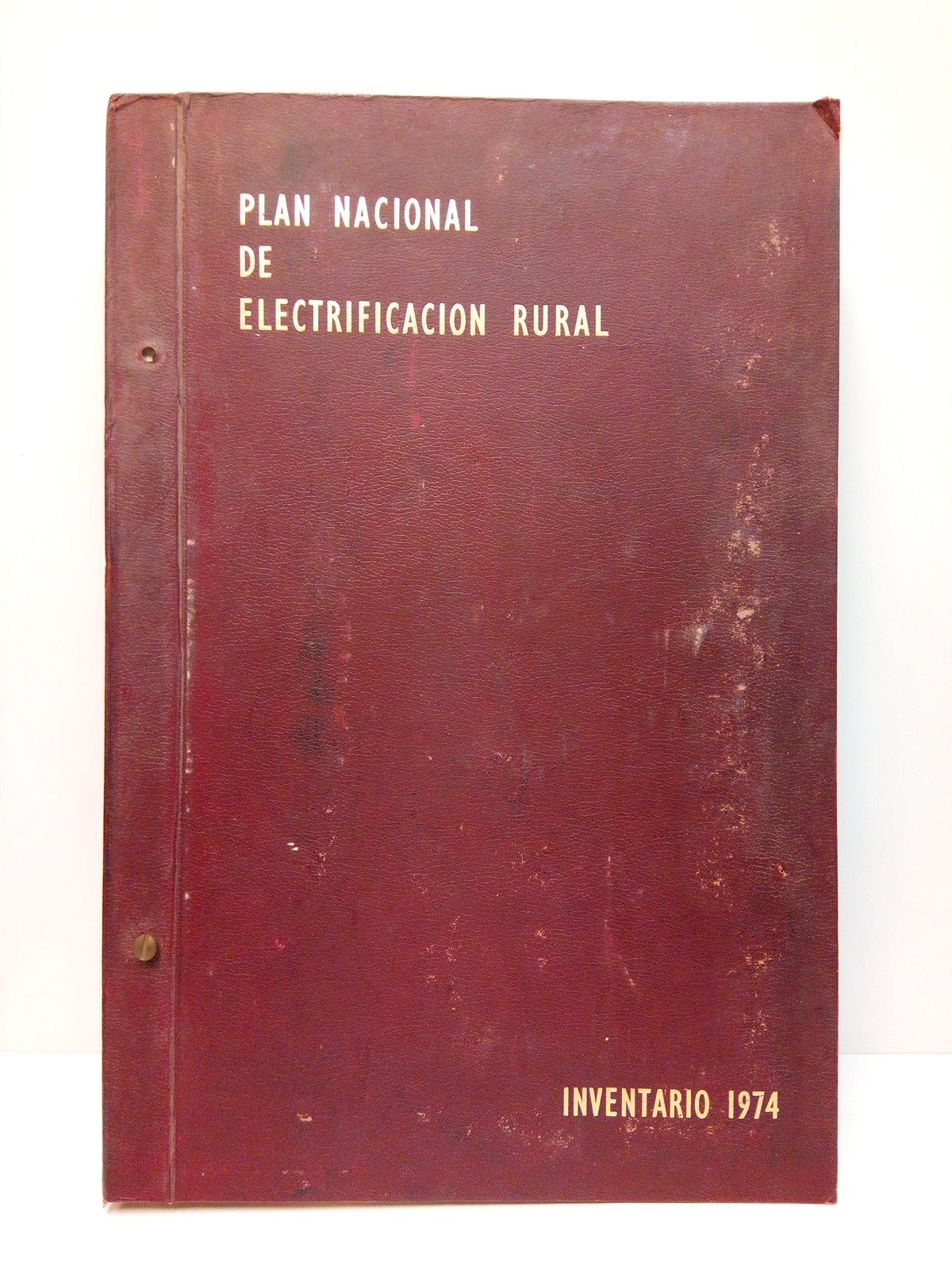 Plan Nacional de Electrificación Rural. Inventario 1974: Mapa Nacional de …