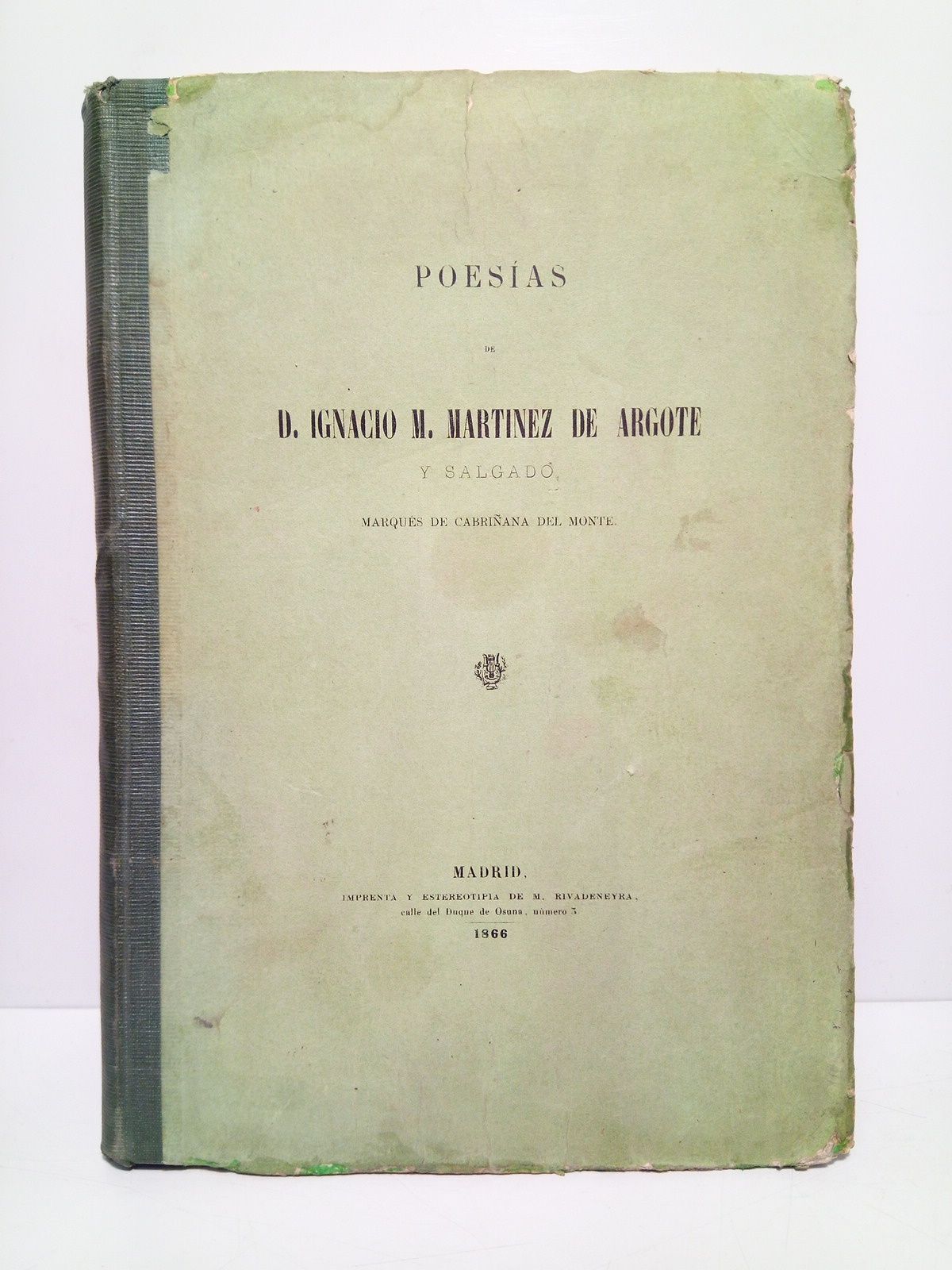 Poesías / Prólogo de D. Leopoldo Augusto de Cueto