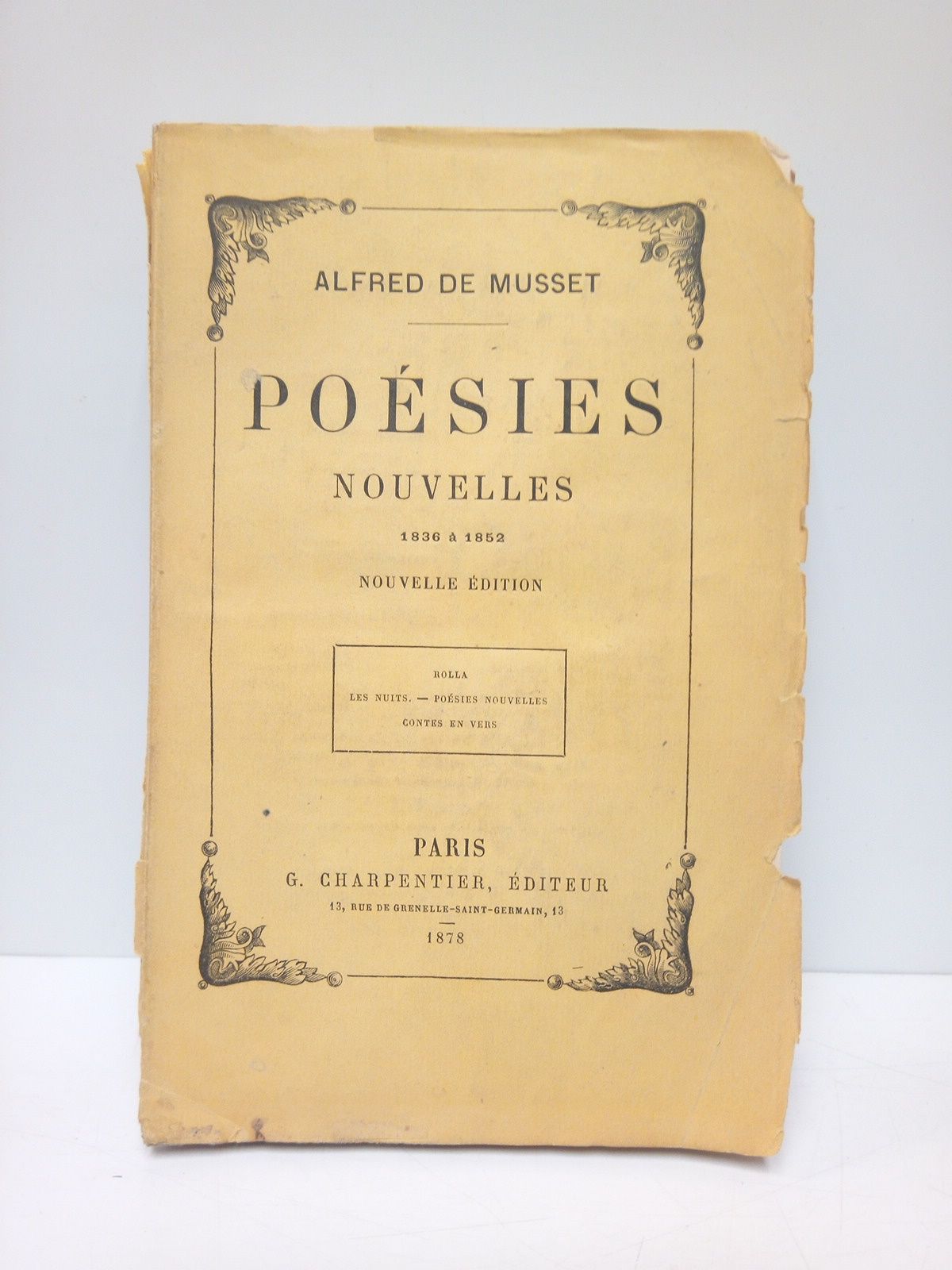 Poésies Nouvelles (1836-1852)