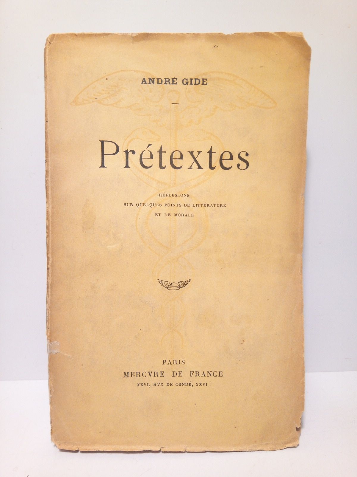 Prétextes: Réflexions sur quelques points de littérature et de morale
