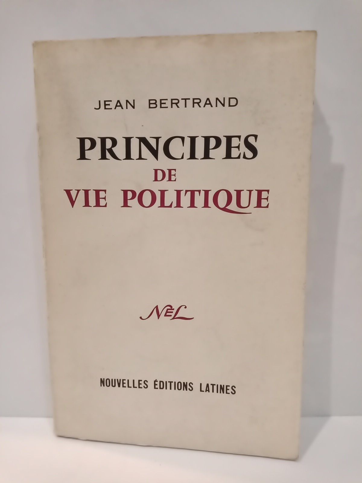 Principes de vie politique