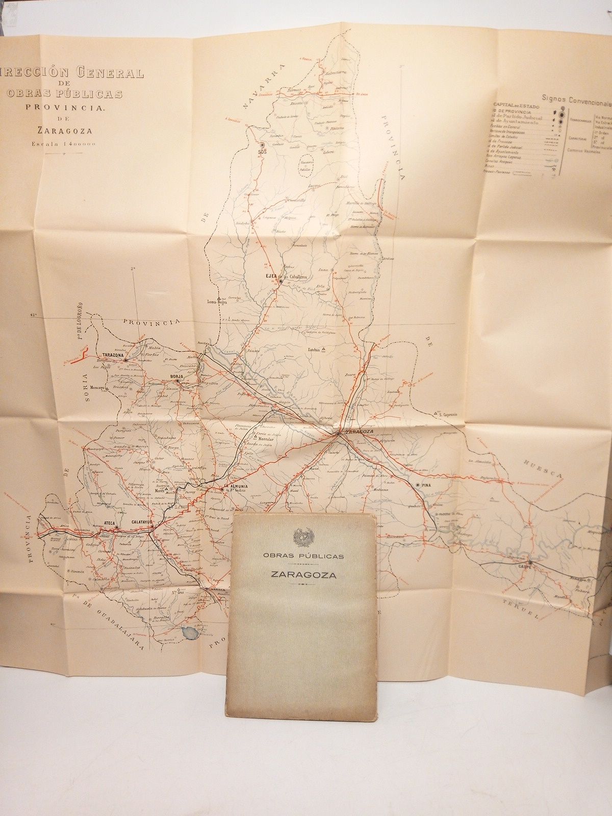 Provincia de Zaragoza [Mapa escala 1:400.000]