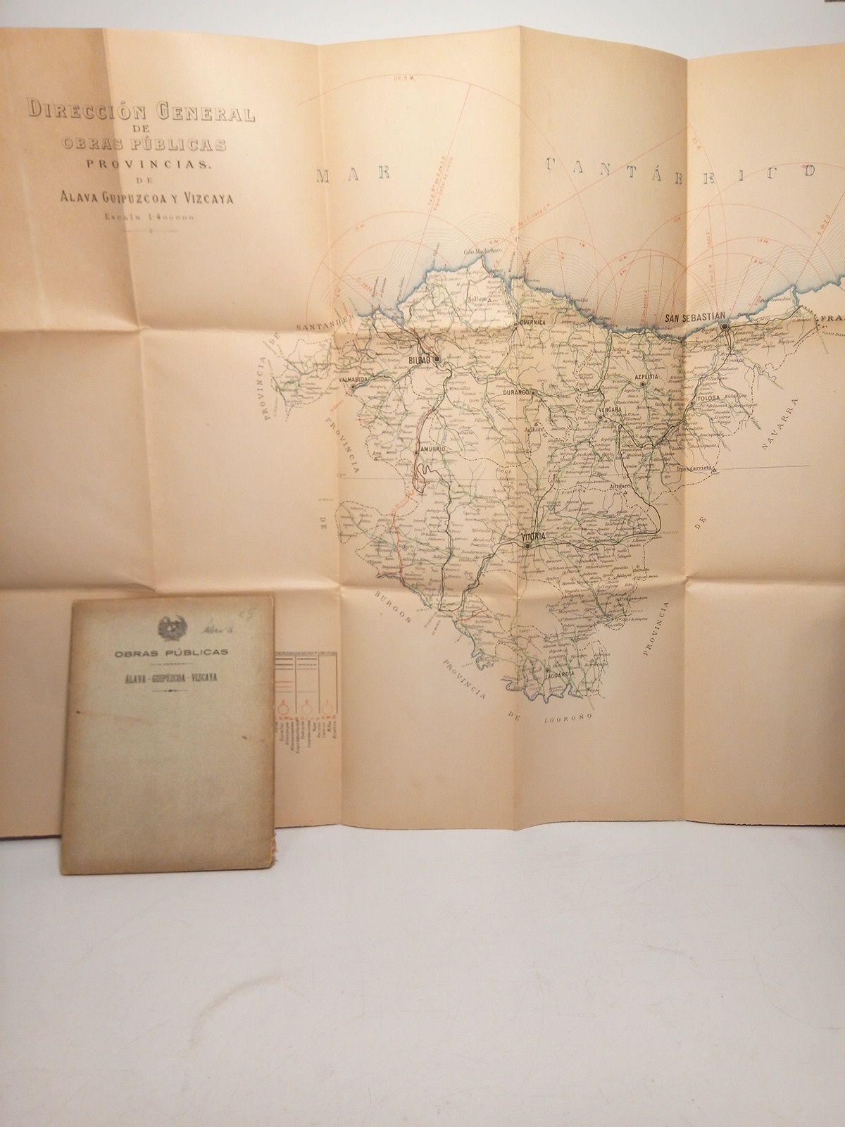 Provincias de Alava, Guipuzcoa y Vizcaya [Mapa escala 1:400.000]