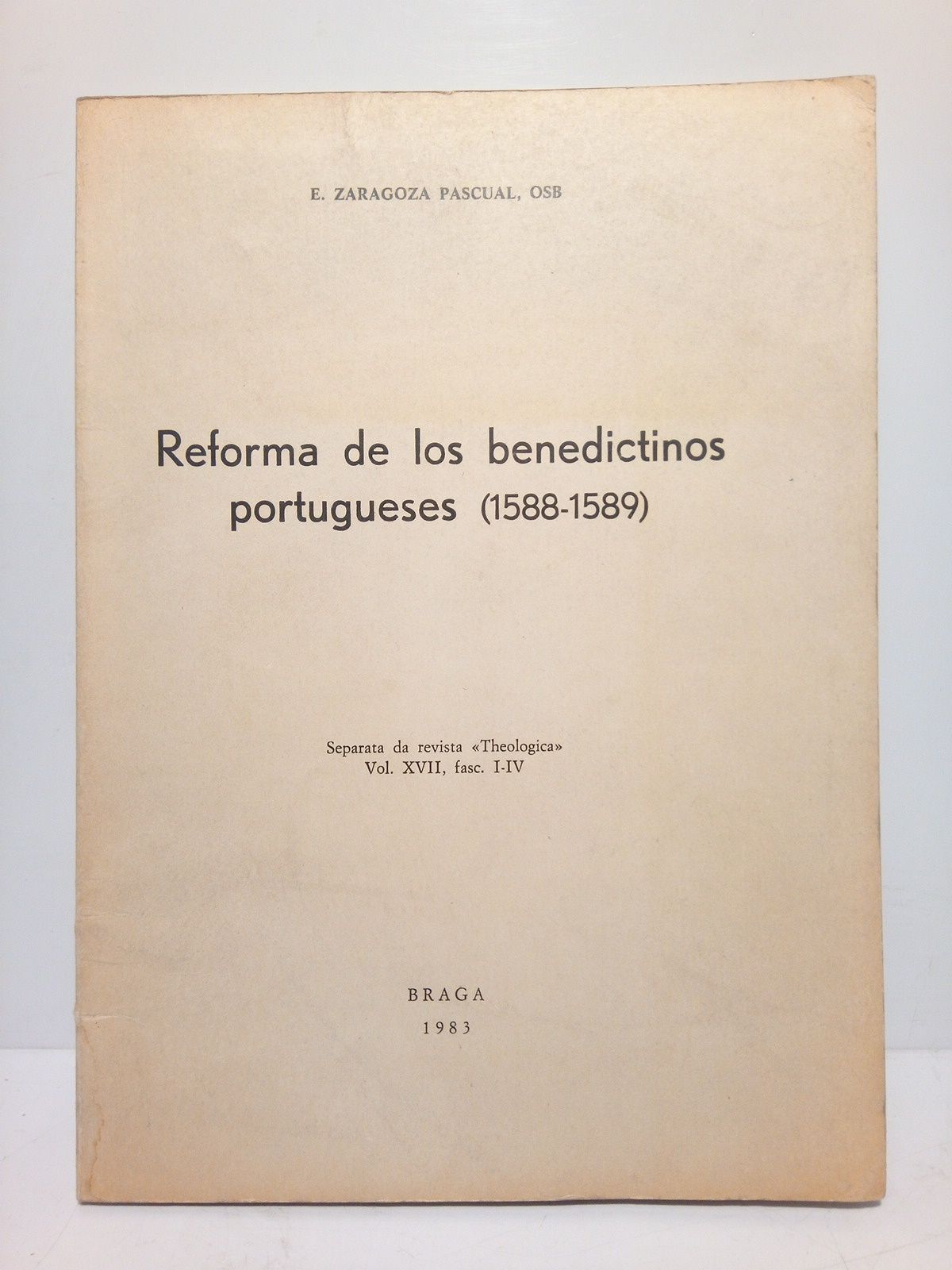 Reforma de los benedictinos portugueses (1588-1589)